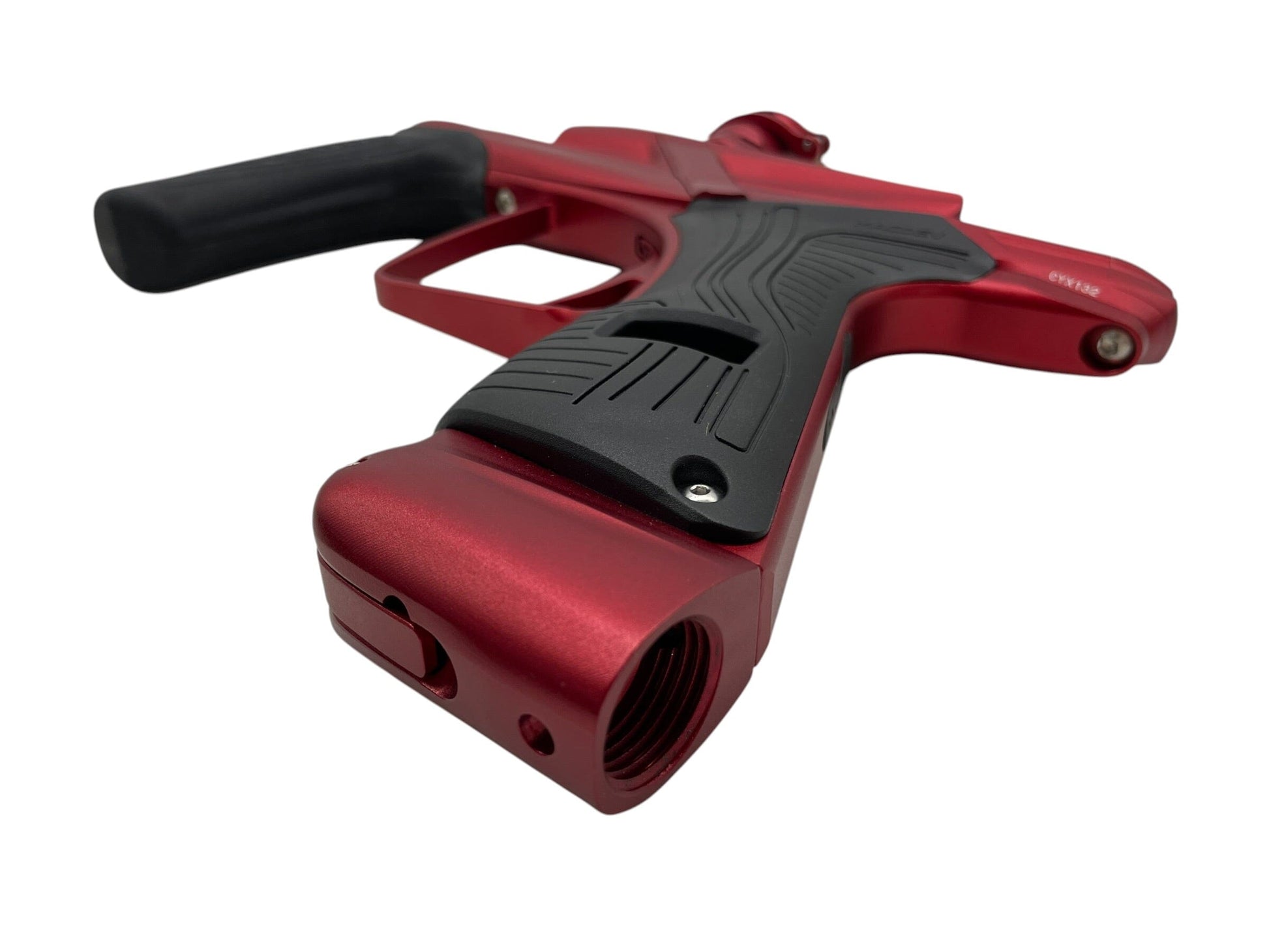 Used Macdev Cyborg X Limited Edition Red/Red Paintball Gun *MINT* Paintball Gun from CPXBrosPaintball Buy/Sell/Trade Paintball Markers, New Paintball Guns, Paintball Hoppers, Paintball Masks, and Hormesis Headbands