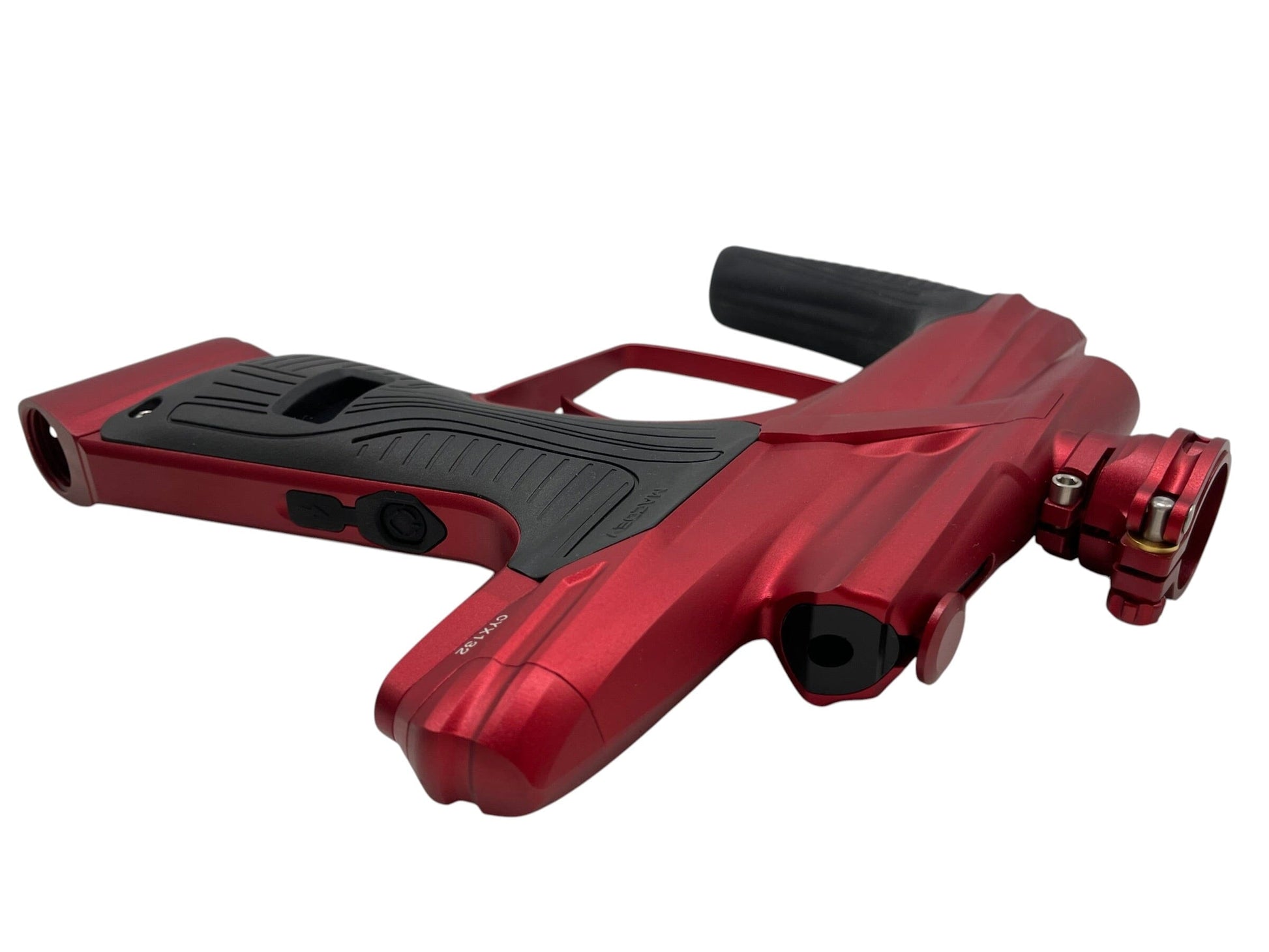 Used Macdev Cyborg X Limited Edition Red/Red Paintball Gun *MINT* Paintball Gun from CPXBrosPaintball Buy/Sell/Trade Paintball Markers, New Paintball Guns, Paintball Hoppers, Paintball Masks, and Hormesis Headbands