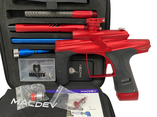 Used Macdev Cyborg X Limited Edition Red/Red Paintball Gun Paintball Gun from CPXBrosPaintball Buy/Sell/Trade Paintball Markers, New Paintball Guns, Paintball Hoppers, Paintball Masks, and Hormesis Headbands