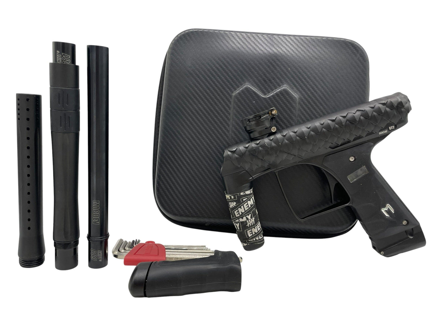 Used MACDEV DMT DRAGON SLAYER GT2 MIDNIGHT PAINTBALL GUN Paintball Gun from CPXBrosPaintball Buy/Sell/Trade Paintball Markers, New Paintball Guns, Paintball Hoppers, Paintball Masks, and Hormesis Headbands