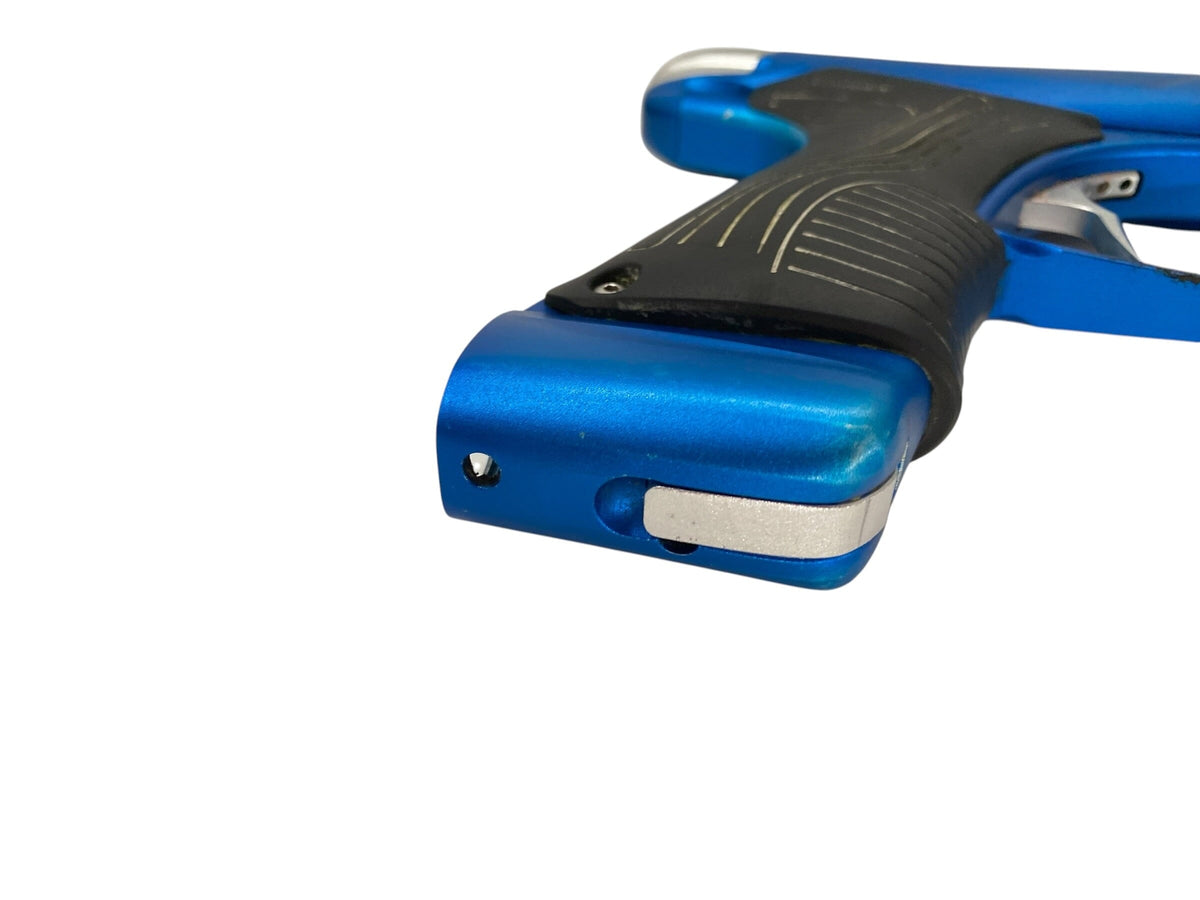 Used MACDEV DRD Blue/Silver Paintball Gun Paintball Gun from CPXBrosPaintball Buy/Sell/Trade Paintball Markers, New Paintball Guns, Paintball Hoppers, Paintball Masks, and Hormesis Headbands