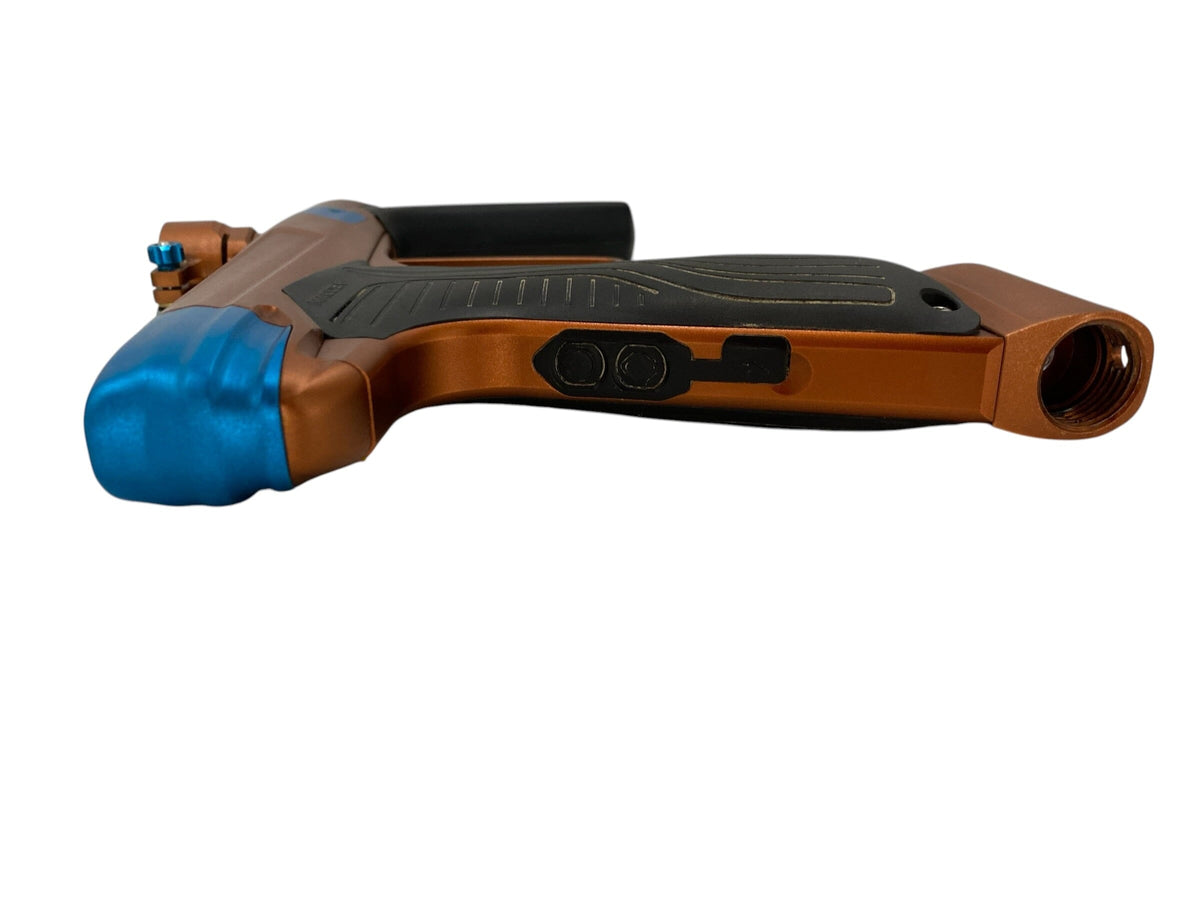 Used MACDEV DRD Bronze/Teal Paintball Gun Paintball Gun from CPXBrosPaintball Buy/Sell/Trade Paintball Markers, New Paintball Guns, Paintball Hoppers, Paintball Masks, and Hormesis Headbands