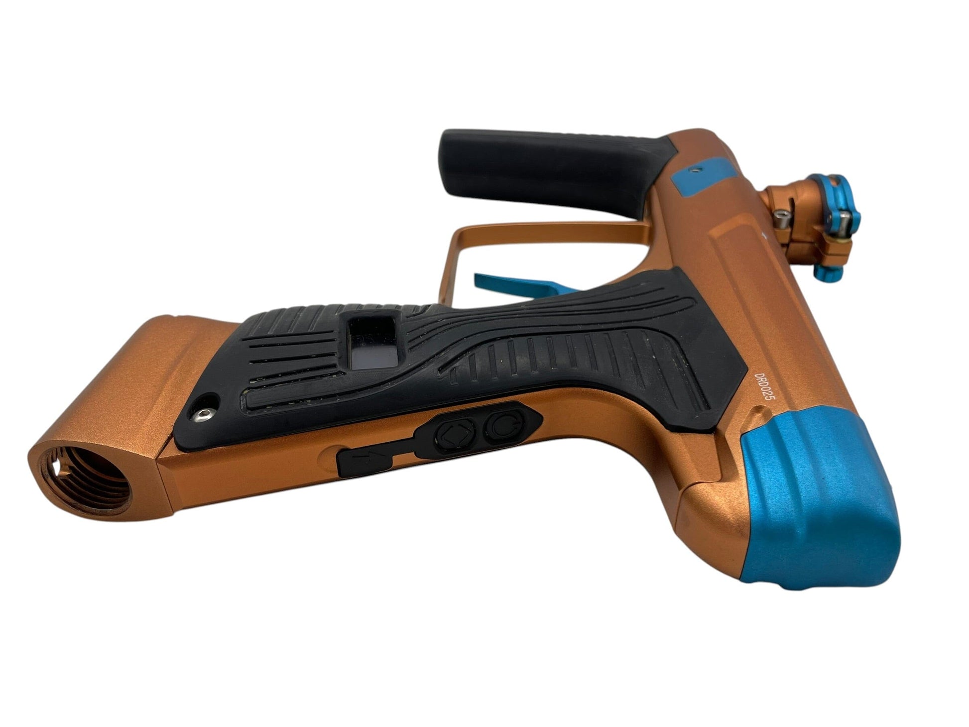 Used MACDEV DRD Bronze/Teal Paintball Gun Paintball Gun from CPXBrosPaintball Buy/Sell/Trade Paintball Markers, New Paintball Guns, Paintball Hoppers, Paintball Masks, and Hormesis Headbands