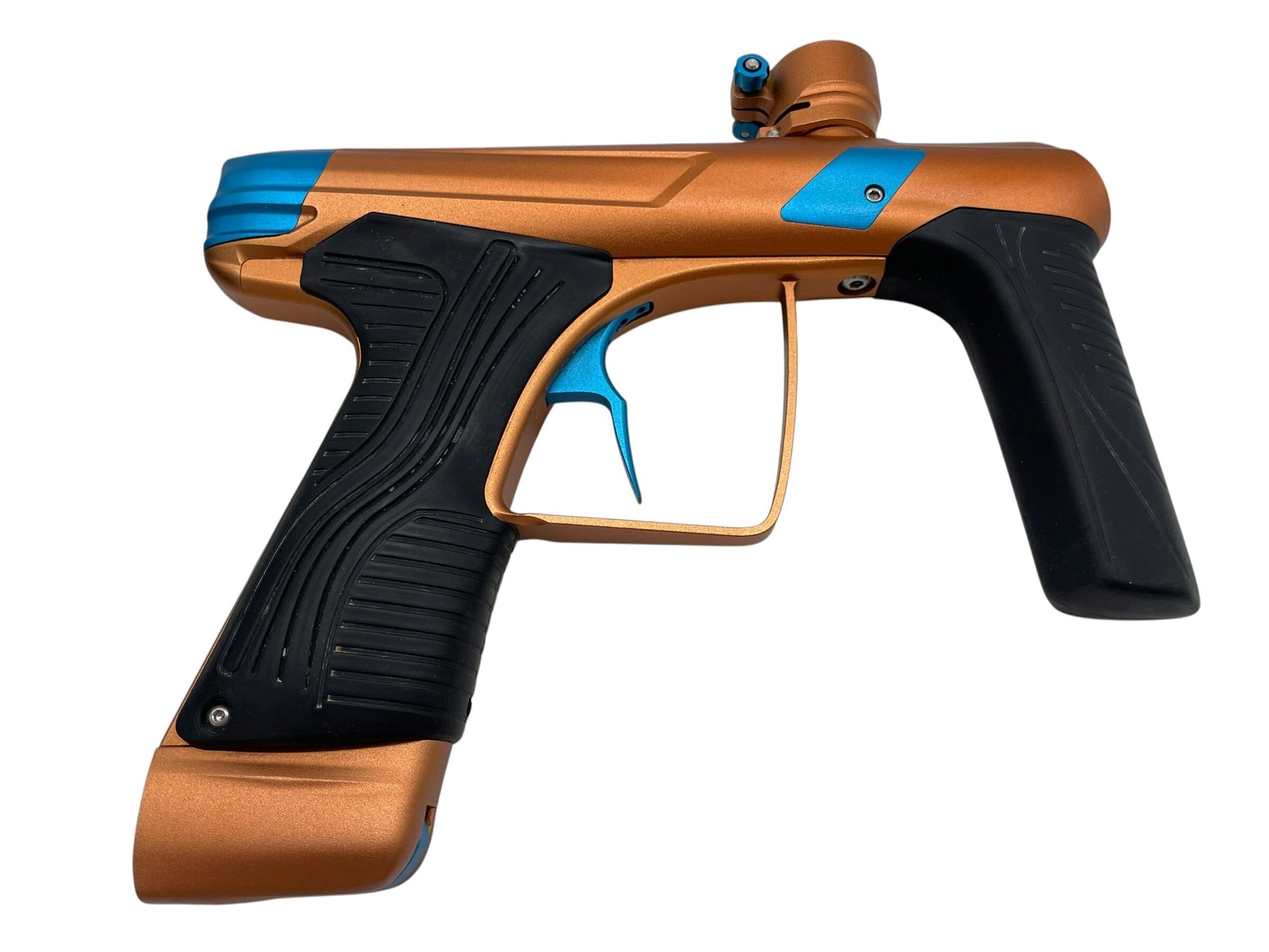 Used MACDEV DRD Bronze/Teal Paintball Gun Paintball Gun from CPXBrosPaintball Buy/Sell/Trade Paintball Markers, New Paintball Guns, Paintball Hoppers, Paintball Masks, and Hormesis Headbands