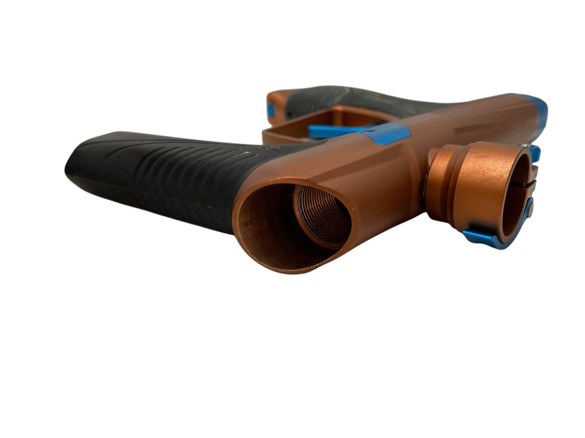 Used MACDEV DRD Bronze/Teal Paintball Gun Paintball Gun from CPXBrosPaintball Buy/Sell/Trade Paintball Markers, New Paintball Guns, Paintball Hoppers, Paintball Masks, and Hormesis Headbands