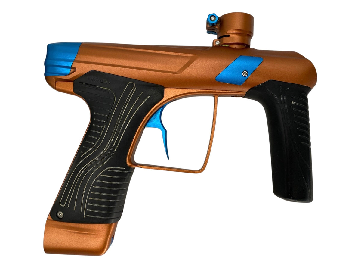 Used MACDEV DRD Bronze/Teal Paintball Gun Paintball Gun from CPXBrosPaintball Buy/Sell/Trade Paintball Markers, New Paintball Guns, Paintball Hoppers, Paintball Masks, and Hormesis Headbands