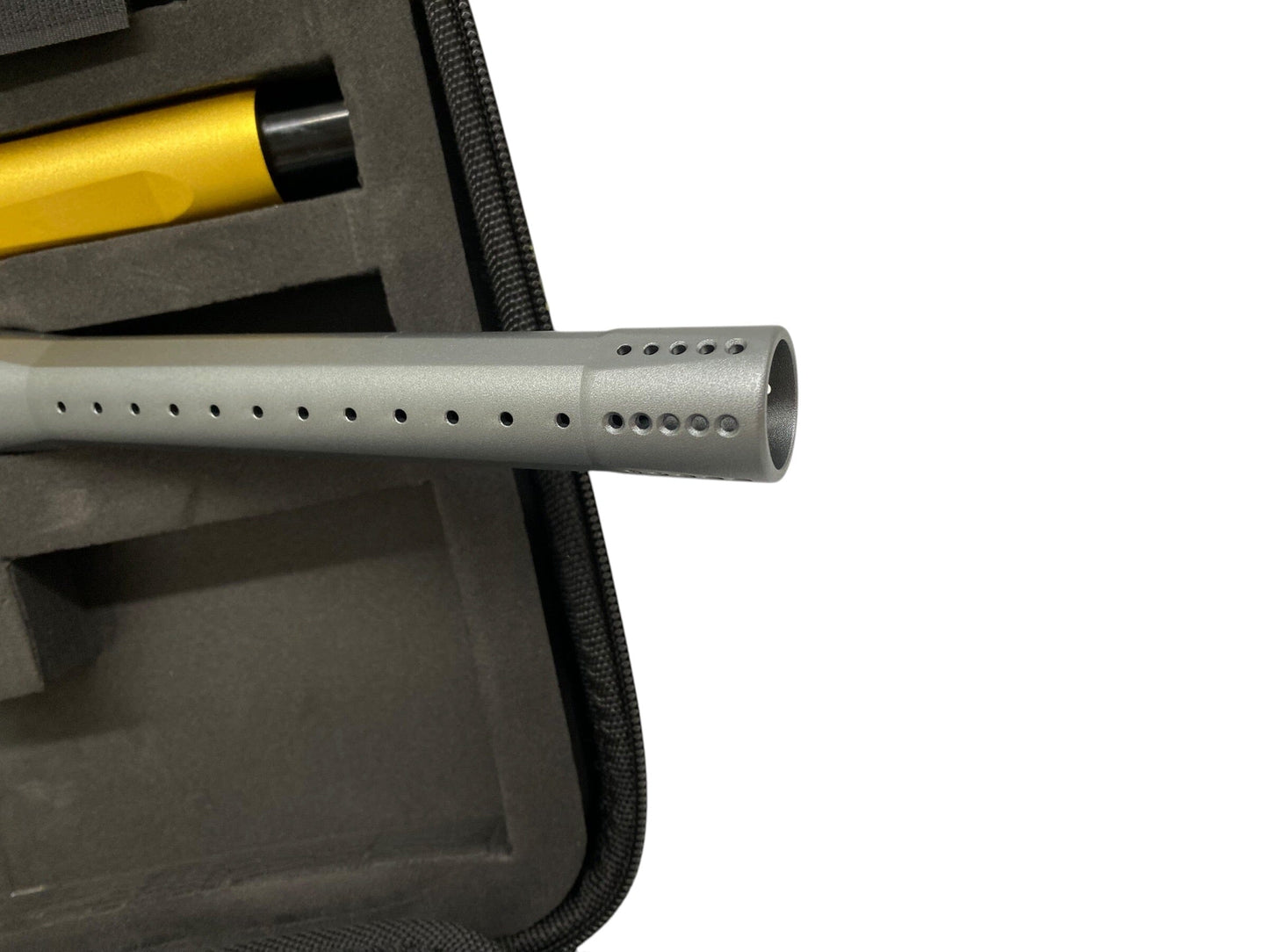 Used MacDev DRD Grey/Gold Paintball Gun *MINT* Paintball Gun from CPXBrosPaintball Buy/Sell/Trade Paintball Markers, New Paintball Guns, Paintball Hoppers, Paintball Masks, and Hormesis Headbands