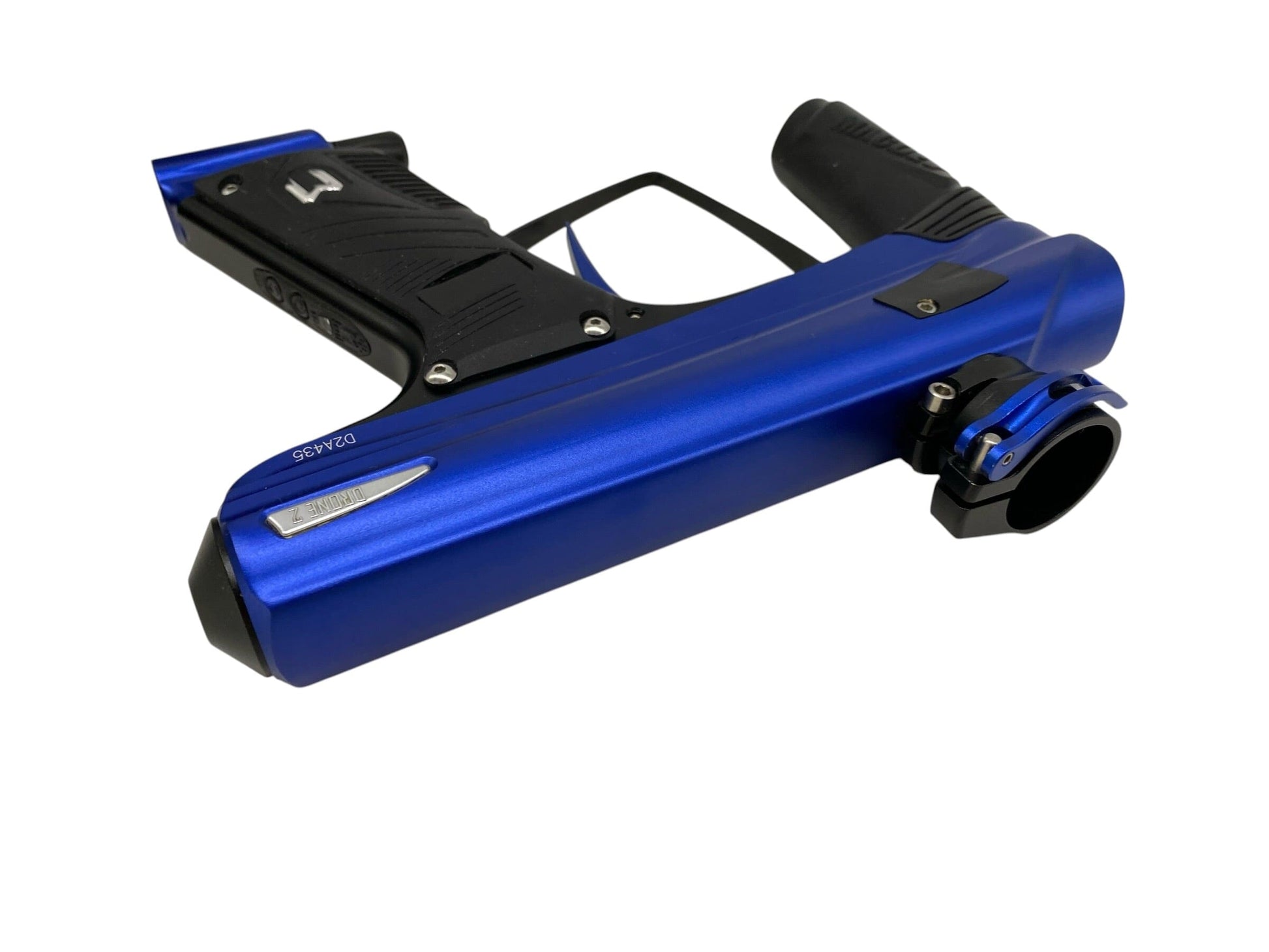 Used Macdev Drone 2 Blue/Black Paintball Gun Paintball Gun from CPXBrosPaintball Buy/Sell/Trade Paintball Markers, New Paintball Guns, Paintball Hoppers, Paintball Masks, and Hormesis Headbands