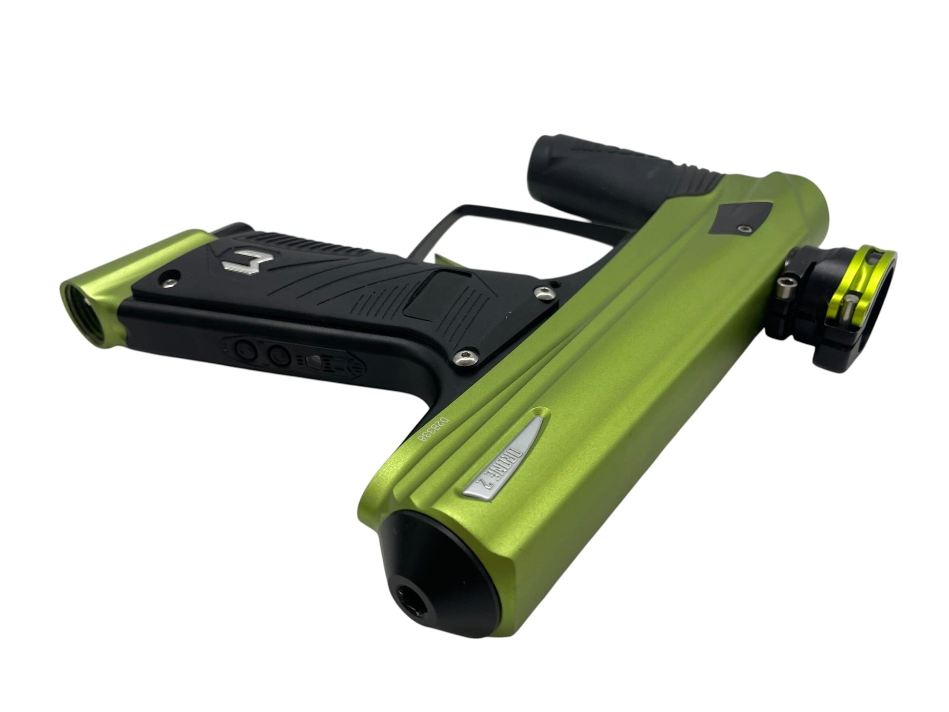 Used Macdev Drone 2 Green/Black Paintball Gun Paintball Gun from CPXBrosPaintball Buy/Sell/Trade Paintball Markers, New Paintball Guns, Paintball Hoppers, Paintball Masks, and Hormesis Headbands