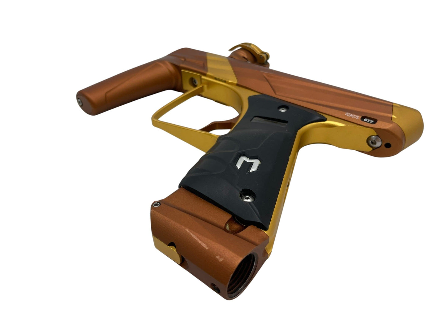 Used MacDev Gt2 Brown/Gold Paintball Gun Paintball Gun from CPXBrosPaintball Buy/Sell/Trade Paintball Markers, New Paintball Guns, Paintball Hoppers, Paintball Masks, and Hormesis Headbands