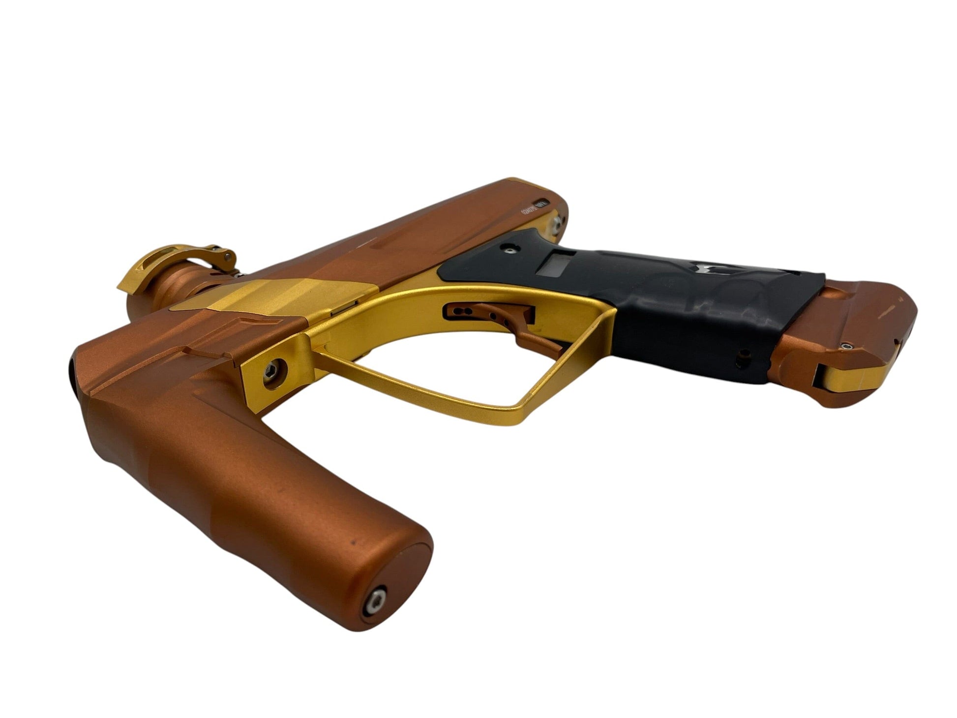 Used MacDev Gt2 Brown/Gold Paintball Gun Paintball Gun from CPXBrosPaintball Buy/Sell/Trade Paintball Markers, New Paintball Guns, Paintball Hoppers, Paintball Masks, and Hormesis Headbands