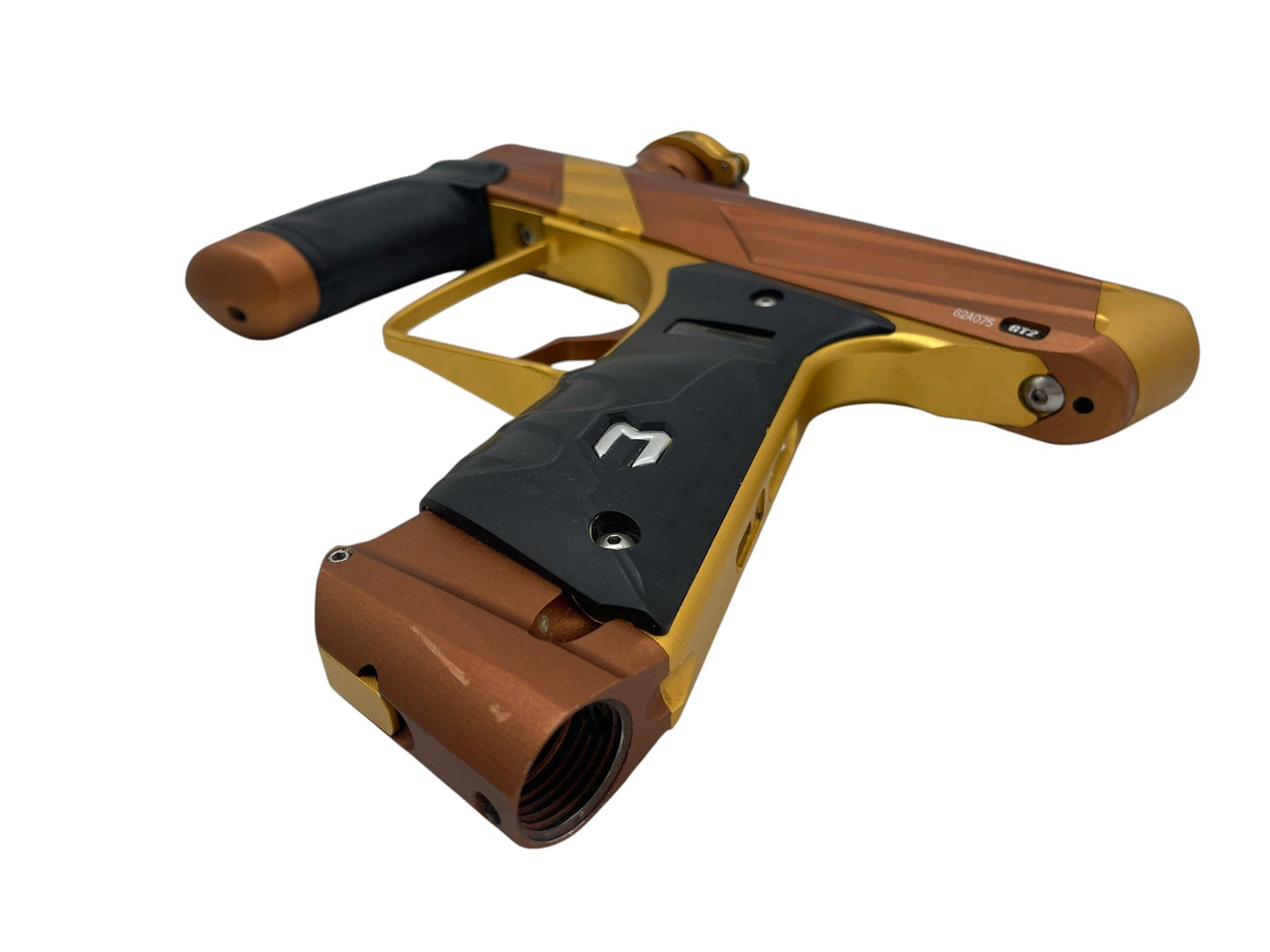 Used MacDev Gt2 Brown/Gold Paintball Gun Paintball Gun from CPXBrosPaintball Buy/Sell/Trade Paintball Markers, New Paintball Guns, Paintball Hoppers, Paintball Masks, and Hormesis Headbands