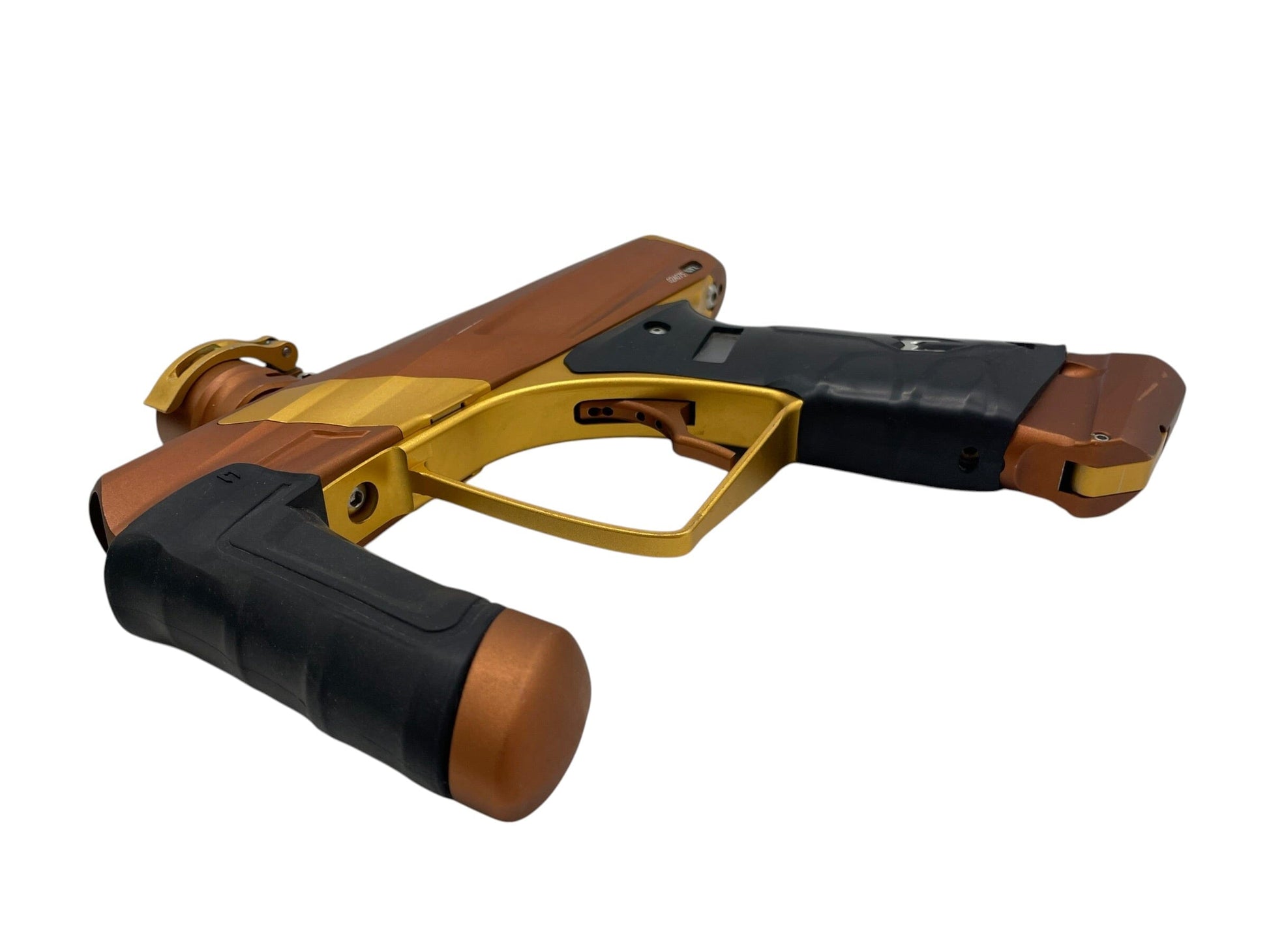 Used MacDev Gt2 Brown/Gold Paintball Gun Paintball Gun from CPXBrosPaintball Buy/Sell/Trade Paintball Markers, New Paintball Guns, Paintball Hoppers, Paintball Masks, and Hormesis Headbands
