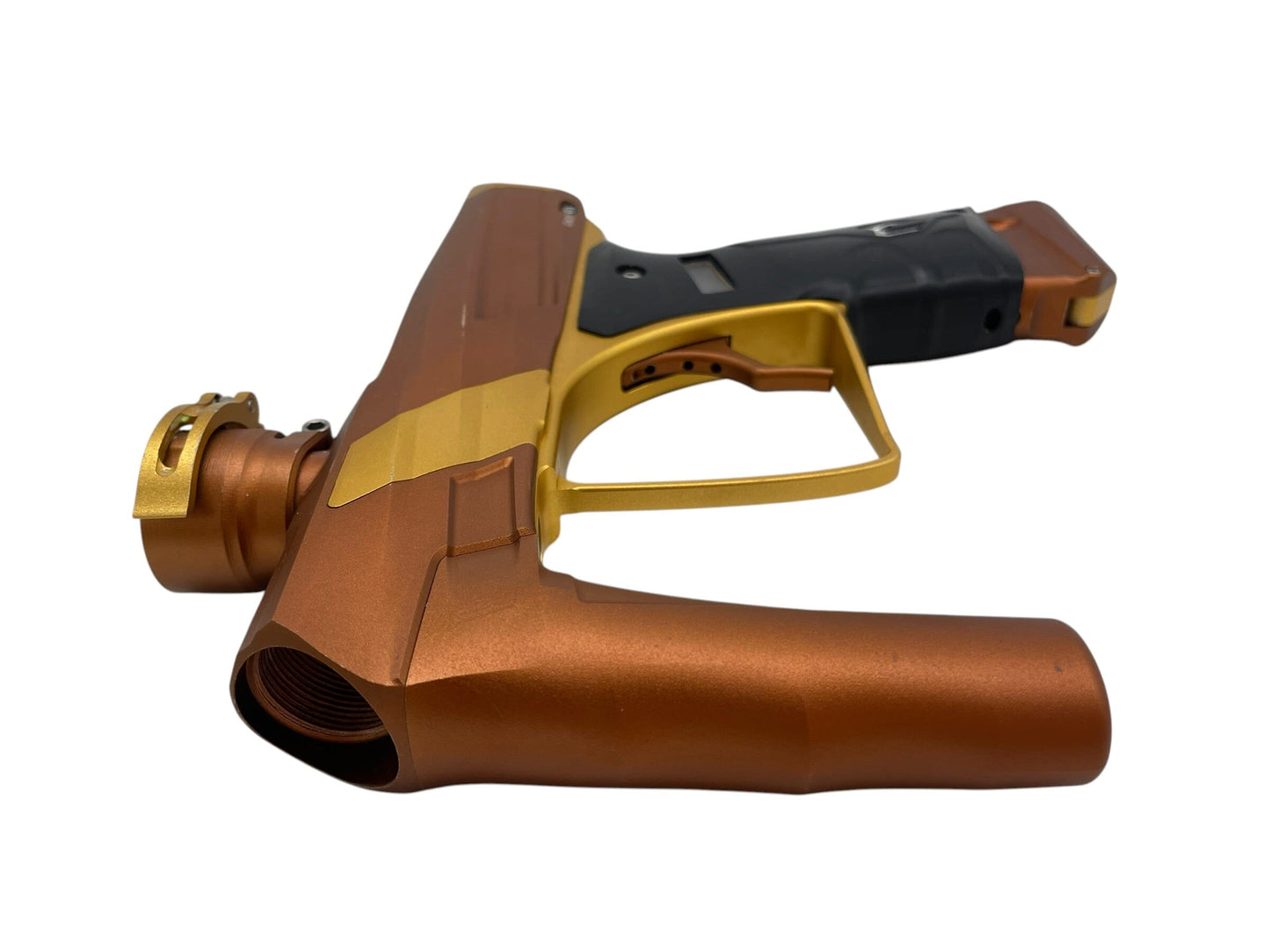 Used MacDev Gt2 Brown/Gold Paintball Gun Paintball Gun from CPXBrosPaintball Buy/Sell/Trade Paintball Markers, New Paintball Guns, Paintball Hoppers, Paintball Masks, and Hormesis Headbands
