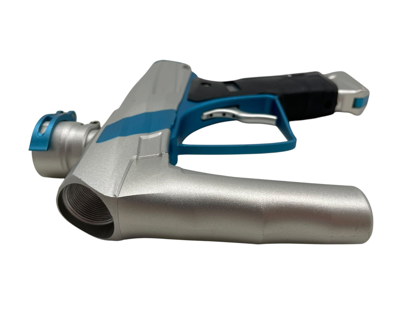 Used MacDev GT2 Paintball Gun Silver/Teal Paintball Gun from CPXBrosPaintball Buy/Sell/Trade Paintball Markers, New Paintball Guns, Paintball Hoppers, Paintball Masks, and Hormesis Headbands