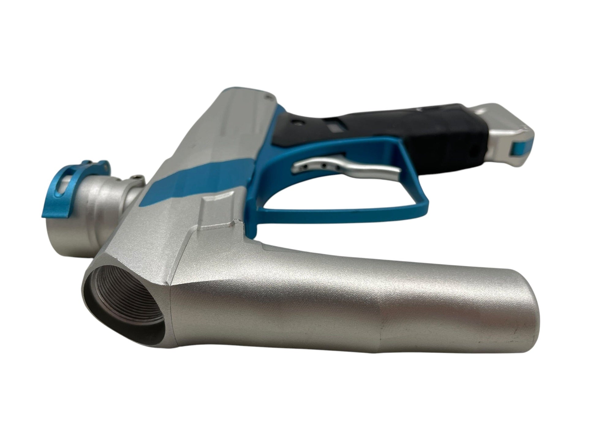 Used MacDev GT2 Paintball Gun Silver/Teal Paintball Gun from CPXBrosPaintball Buy/Sell/Trade Paintball Markers, New Paintball Guns, Paintball Hoppers, Paintball Masks, and Hormesis Headbands