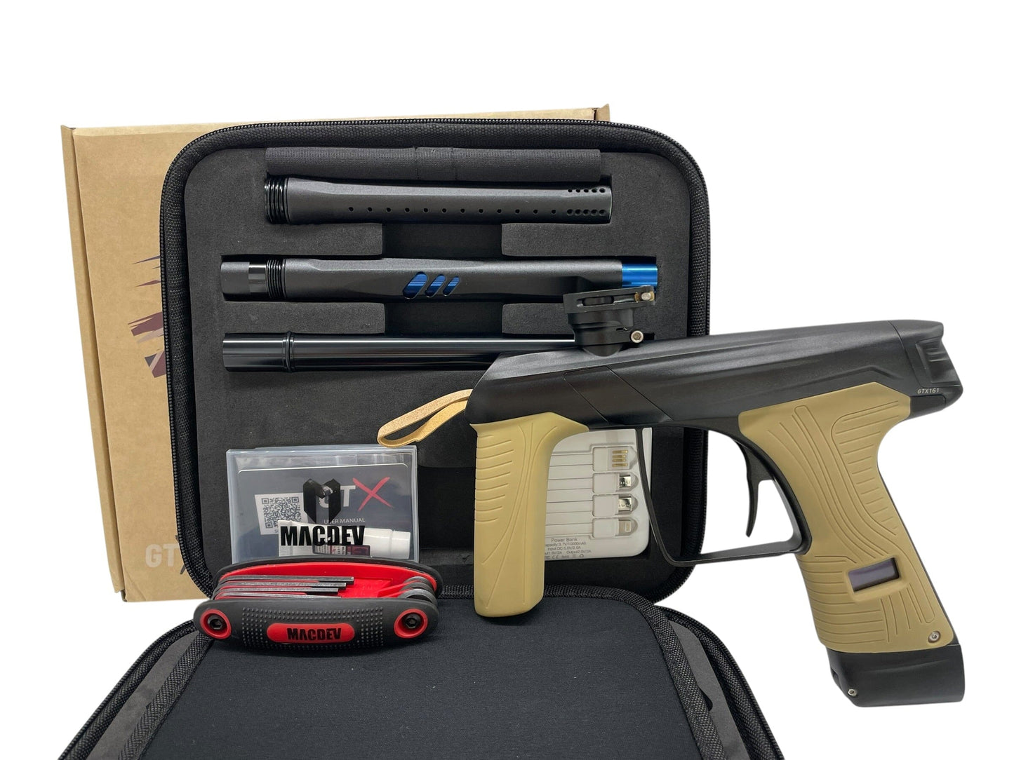Used MacDev GTX Paintball Gun Black Paintball Gun from CPXBrosPaintball Buy/Sell/Trade Paintball Markers, New Paintball Guns, Paintball Hoppers, Paintball Masks, and Hormesis Headbands