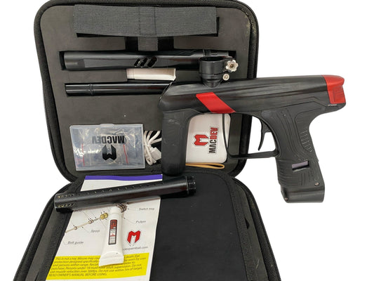 Used MacDev GTX Paintball Gun Black/Red Paintball Gun from CPXBrosPaintball Buy/Sell/Trade Paintball Markers, New Paintball Guns, Paintball Hoppers, Paintball Masks, and Hormesis Headbands