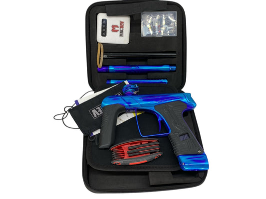 Used MacDev GTX Paintball Gun Blue Purple Galaxy Paintball Gun from CPXBrosPaintball Buy/Sell/Trade Paintball Markers, New Paintball Guns, Paintball Hoppers, Paintball Masks, and Hormesis Headbands