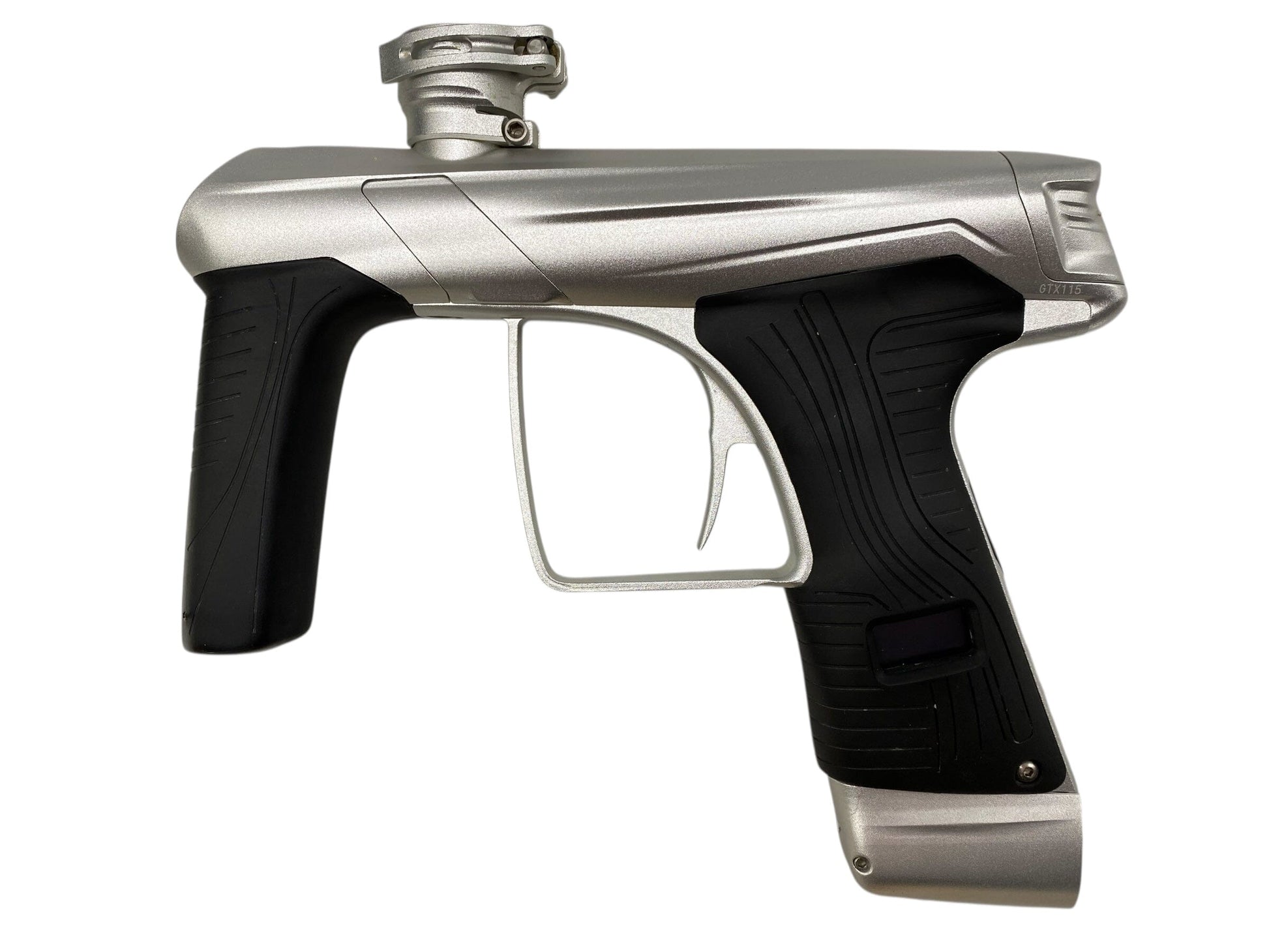 Used MacDev GTX Paintball Gun Silver Paintball Gun from CPXBrosPaintball Buy/Sell/Trade Paintball Markers, New Paintball Guns, Paintball Hoppers, Paintball Masks, and Hormesis Headbands