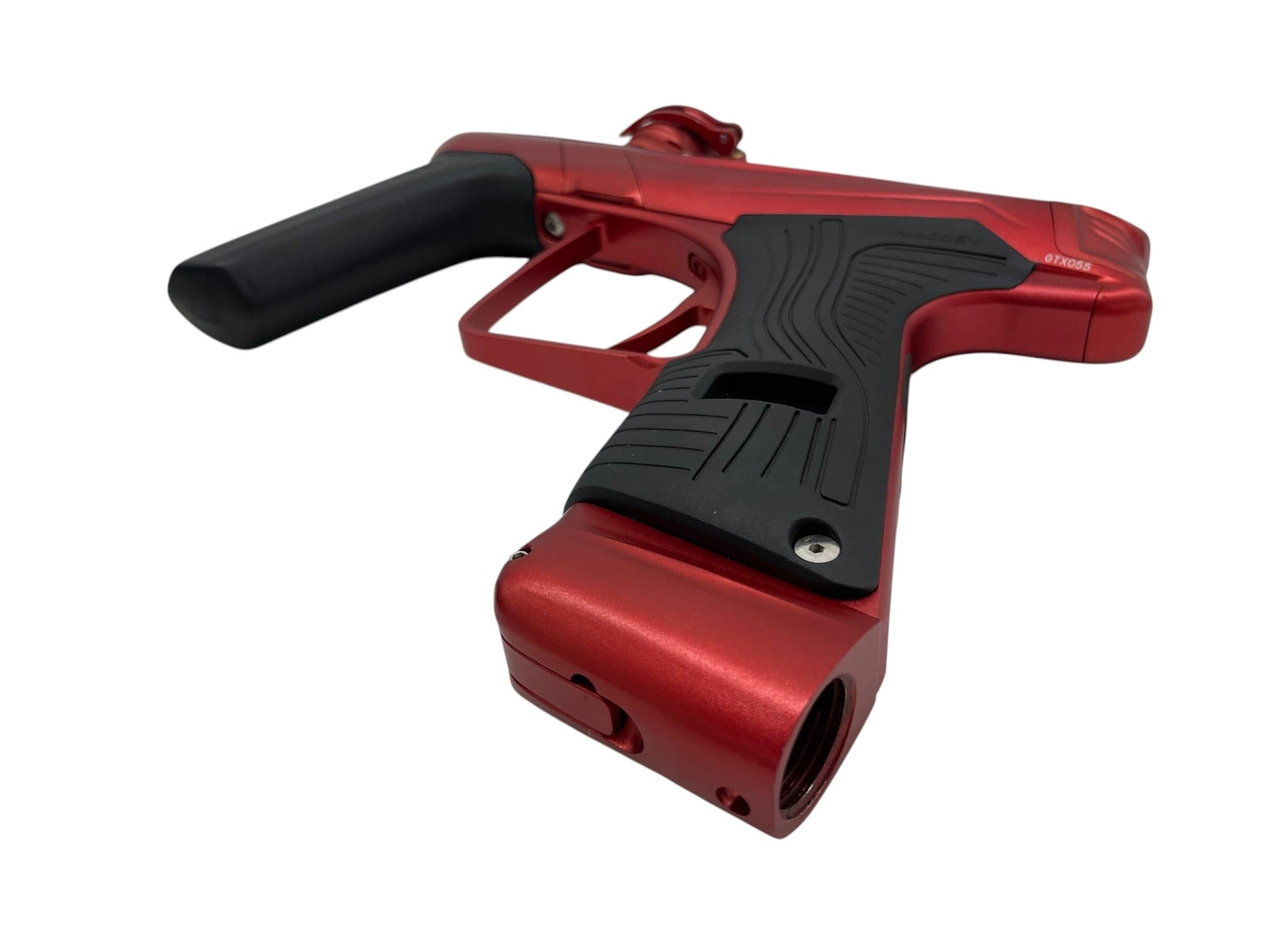 Used MacDev GTX Red Paintball Gun Paintball Gun from CPXBrosPaintball Buy/Sell/Trade Paintball Markers, New Paintball Guns, Paintball Hoppers, Paintball Masks, and Hormesis Headbands
