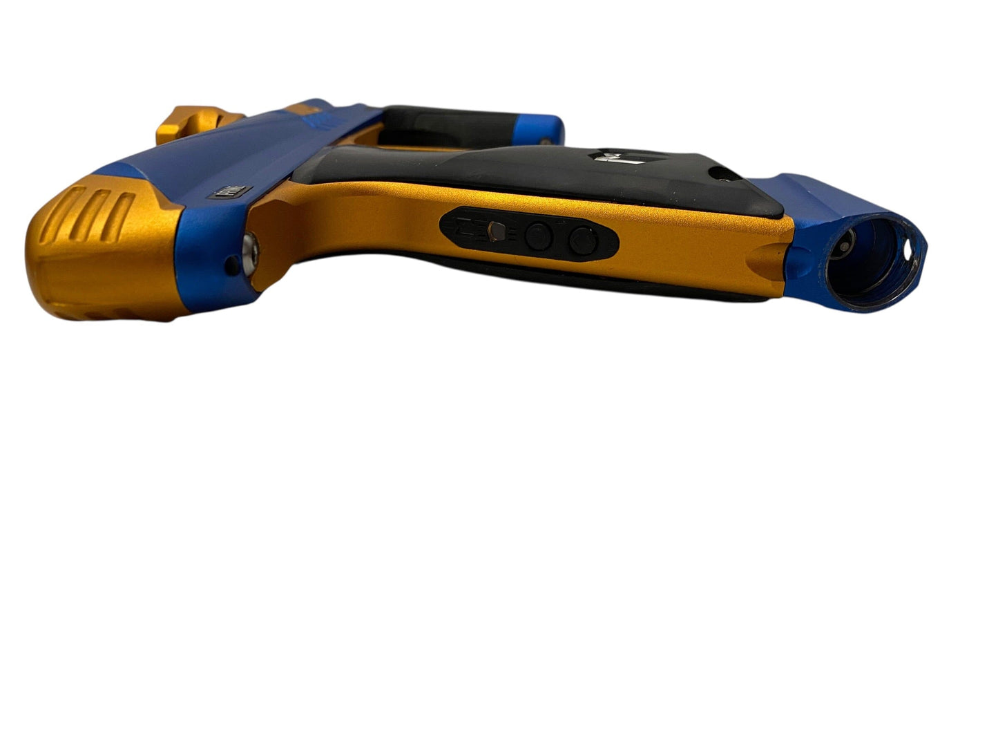 Used MacDev Prime Blue/Orange Paintball Gun Paintball Gun from CPXBrosPaintball Buy/Sell/Trade Paintball Markers, New Paintball Guns, Paintball Hoppers, Paintball Masks, and Hormesis Headbands