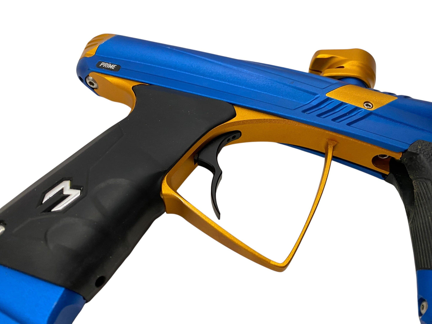 Used MacDev Prime Blue/Orange Paintball Gun Paintball Gun from CPXBrosPaintball Buy/Sell/Trade Paintball Markers, New Paintball Guns, Paintball Hoppers, Paintball Masks, and Hormesis Headbands