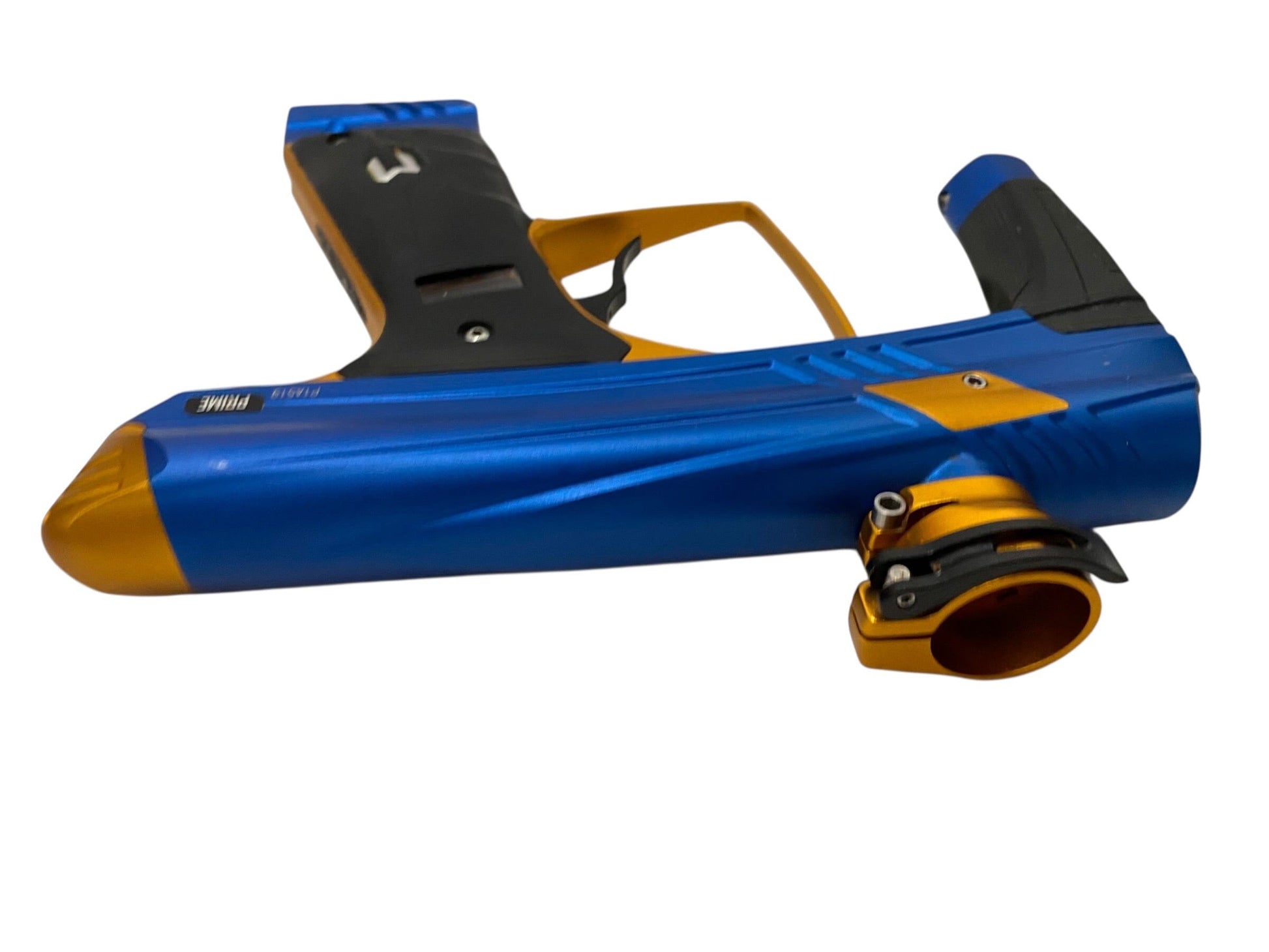 Used MacDev Prime Blue/Orange Paintball Gun Paintball Gun from CPXBrosPaintball Buy/Sell/Trade Paintball Markers, New Paintball Guns, Paintball Hoppers, Paintball Masks, and Hormesis Headbands