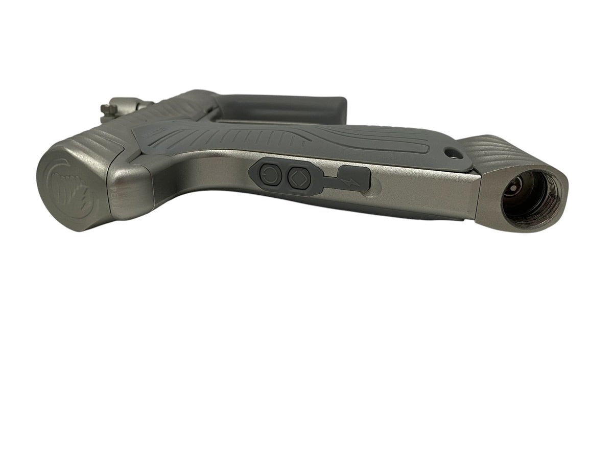Used MacDev TWISTER Cyclone Dust Silver Paintball Gun Paintball Gun from CPXBrosPaintball Buy/Sell/Trade Paintball Markers, New Paintball Guns, Paintball Hoppers, Paintball Masks, and Hormesis Headbands
