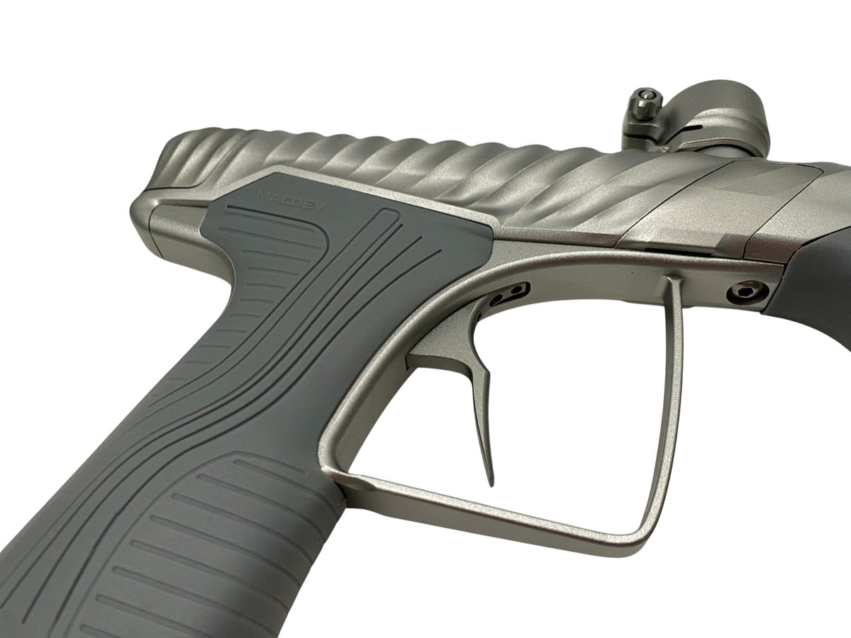 Used MacDev TWISTER Cyclone Dust Silver Paintball Gun Paintball Gun from CPXBrosPaintball Buy/Sell/Trade Paintball Markers, New Paintball Guns, Paintball Hoppers, Paintball Masks, and Hormesis Headbands