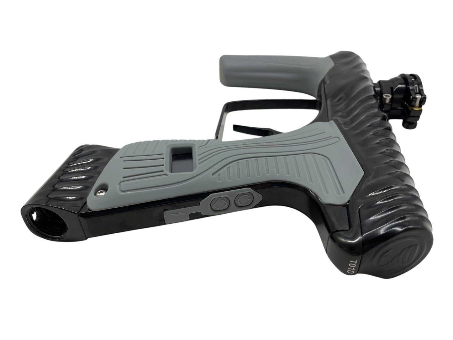 Used MacDev TWISTER Cyclone Gloss Black Paintball Gun Paintball Gun from CPXBrosPaintball Buy/Sell/Trade Paintball Markers, New Paintball Guns, Paintball Hoppers, Paintball Masks, and Hormesis Headbands