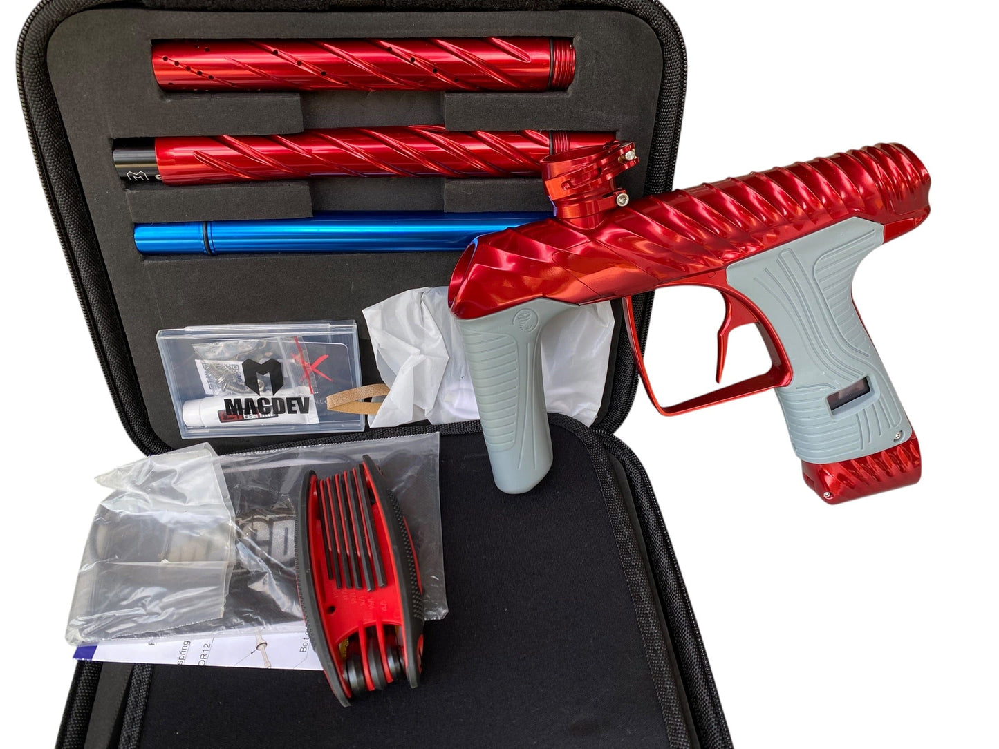 Used MacDev TWISTER Cyclone Gloss Black Paintball Gun Paintball Gun from CPXBrosPaintball Buy/Sell/Trade Paintball Markers, New Paintball Guns, Paintball Hoppers, Paintball Masks, and Hormesis Headbands