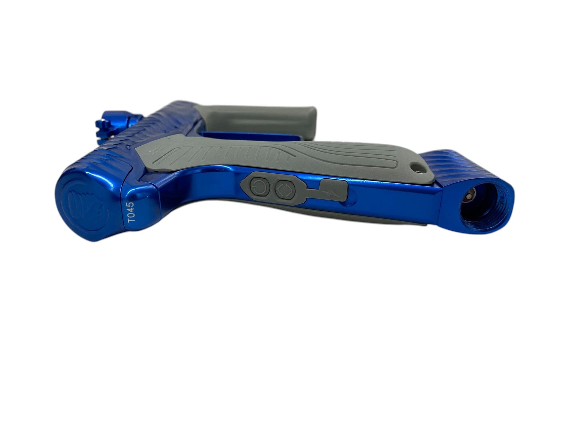 Used MacDev TWISTER Cyclone Gloss Blue Paintball Gun Paintball Gun from CPXBrosPaintball Buy/Sell/Trade Paintball Markers, New Paintball Guns, Paintball Hoppers, Paintball Masks, and Hormesis Headbands