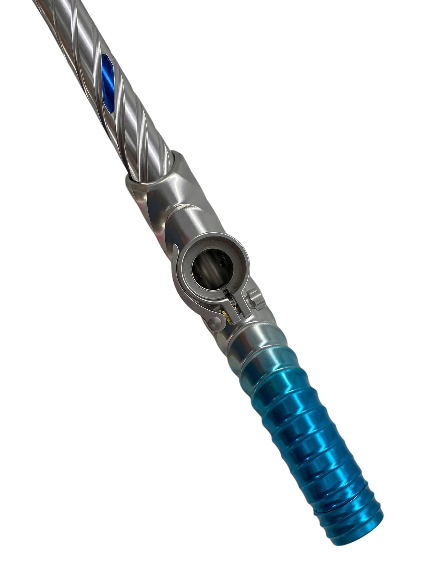 Used Macdev Twister Cyclone Paintball Gun Silver Blue Fade Paintball Gun from CPXBrosPaintball Buy/Sell/Trade Paintball Markers, New Paintball Guns, Paintball Hoppers, Paintball Masks, and Hormesis Headbands