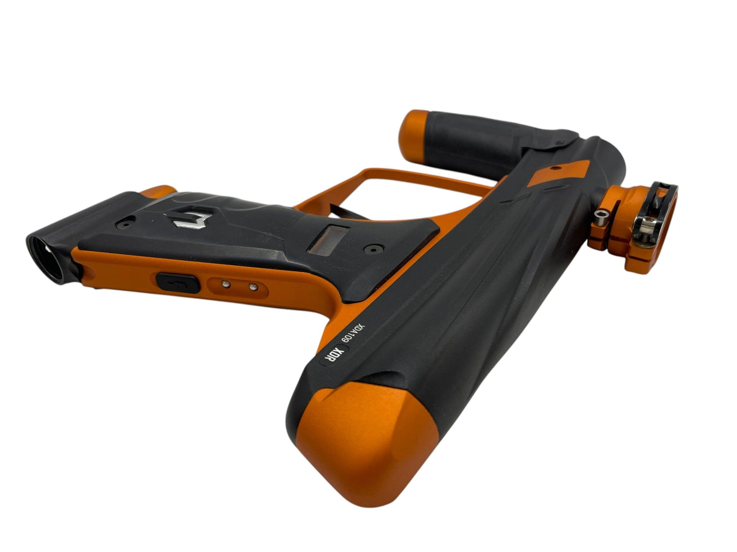 Used MACDEV XDR Black/Orange W/ Mech Frame Paintball Gun Paintball Gun from CPXBrosPaintball Buy/Sell/Trade Paintball Markers, New Paintball Guns, Paintball Hoppers, Paintball Masks, and Hormesis Headbands