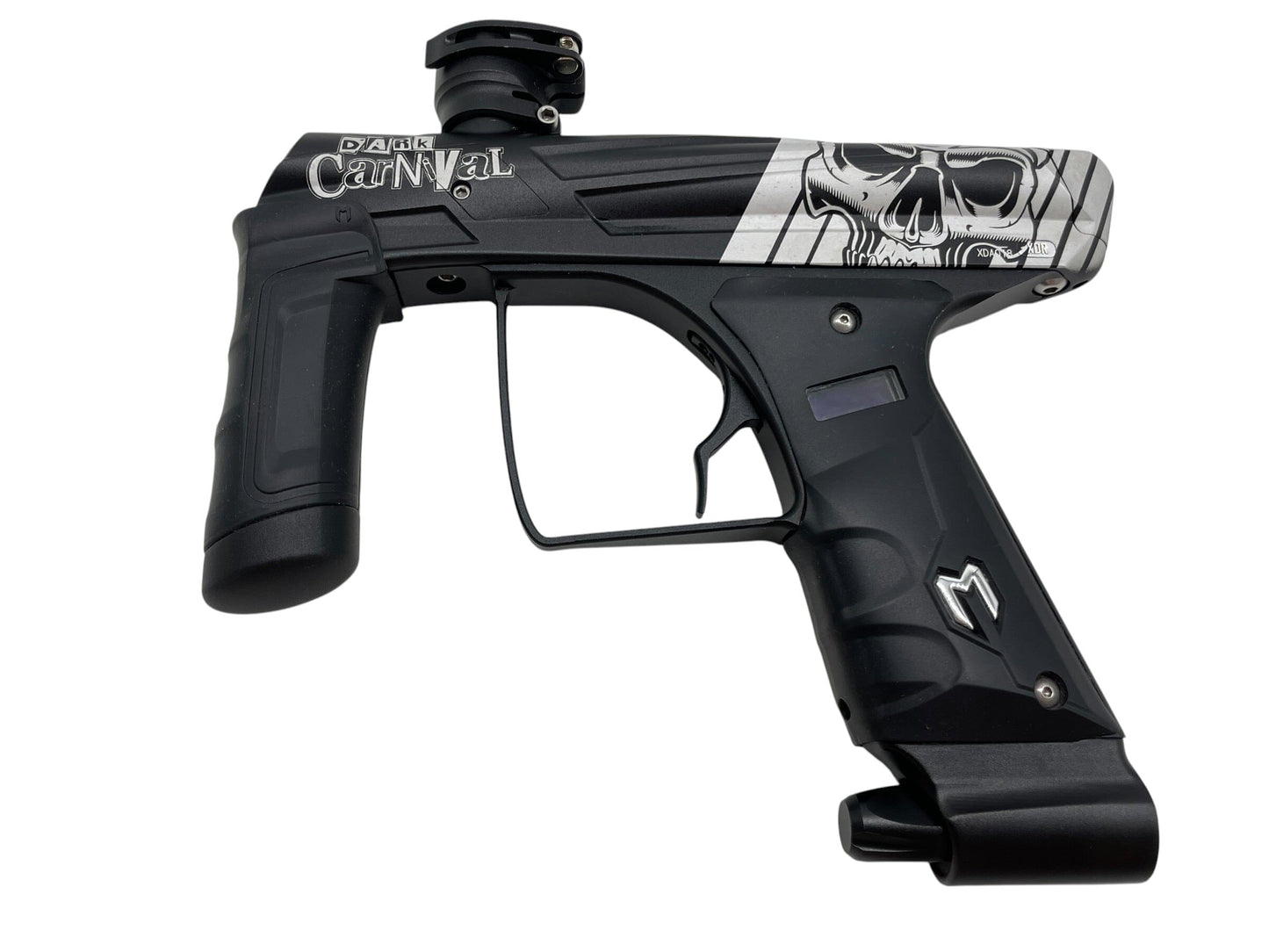 Used MACDEV XDR "Dark Carnival" Paintball Gun Paintball Gun from CPXBrosPaintball Buy/Sell/Trade Paintball Markers, New Paintball Guns, Paintball Hoppers, Paintball Masks, and Hormesis Headbands