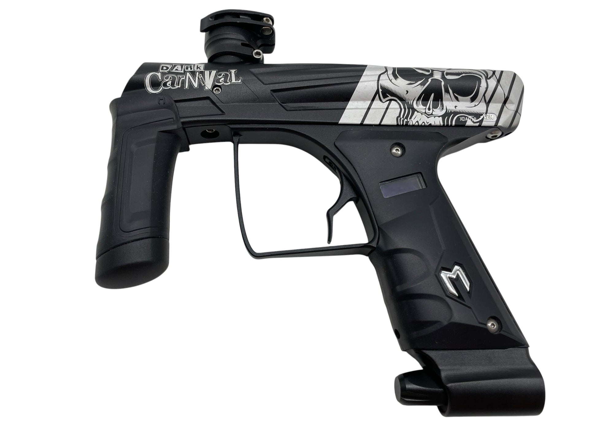 Used MACDEV XDR "Dark Carnival" Paintball Gun Paintball Gun from CPXBrosPaintball Buy/Sell/Trade Paintball Markers, New Paintball Guns, Paintball Hoppers, Paintball Masks, and Hormesis Headbands