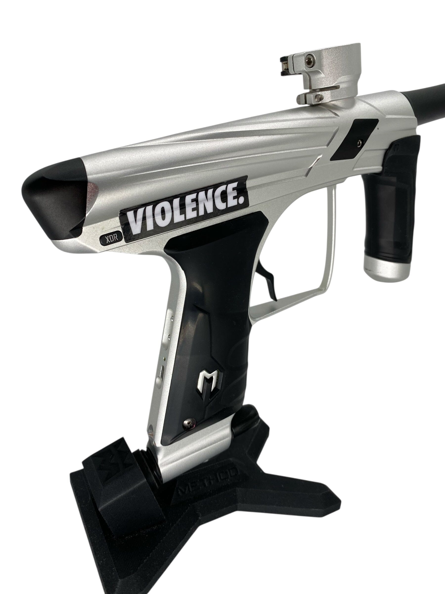 Used MacDev XDR Paintball Gun Silver/Black Paintball Gun from CPXBrosPaintball Buy/Sell/Trade Paintball Markers, New Paintball Guns, Paintball Hoppers, Paintball Masks, and Hormesis Headbands