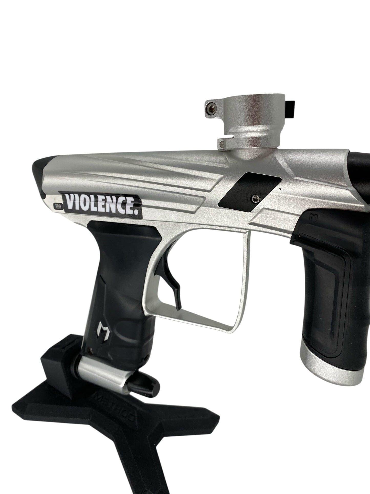Used MacDev XDR Paintball Gun Silver/Black Paintball Gun from CPXBrosPaintball Buy/Sell/Trade Paintball Markers, New Paintball Guns, Paintball Hoppers, Paintball Masks, and Hormesis Headbands