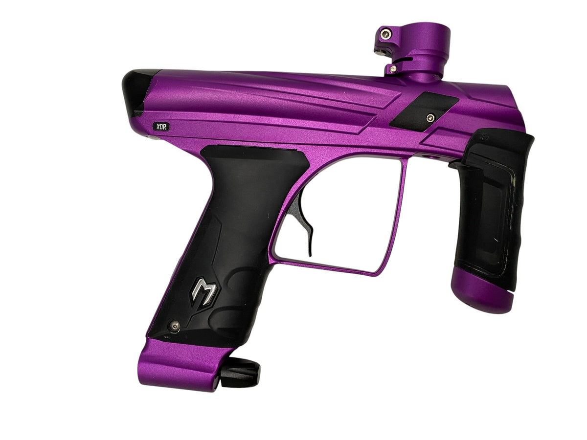 Used MacDev XDR Purple/Black W/ Matching Mech Frame Paintball Gun Paintball Gun from CPXBrosPaintball Buy/Sell/Trade Paintball Markers, New Paintball Guns, Paintball Hoppers, Paintball Masks, and Hormesis Headbands