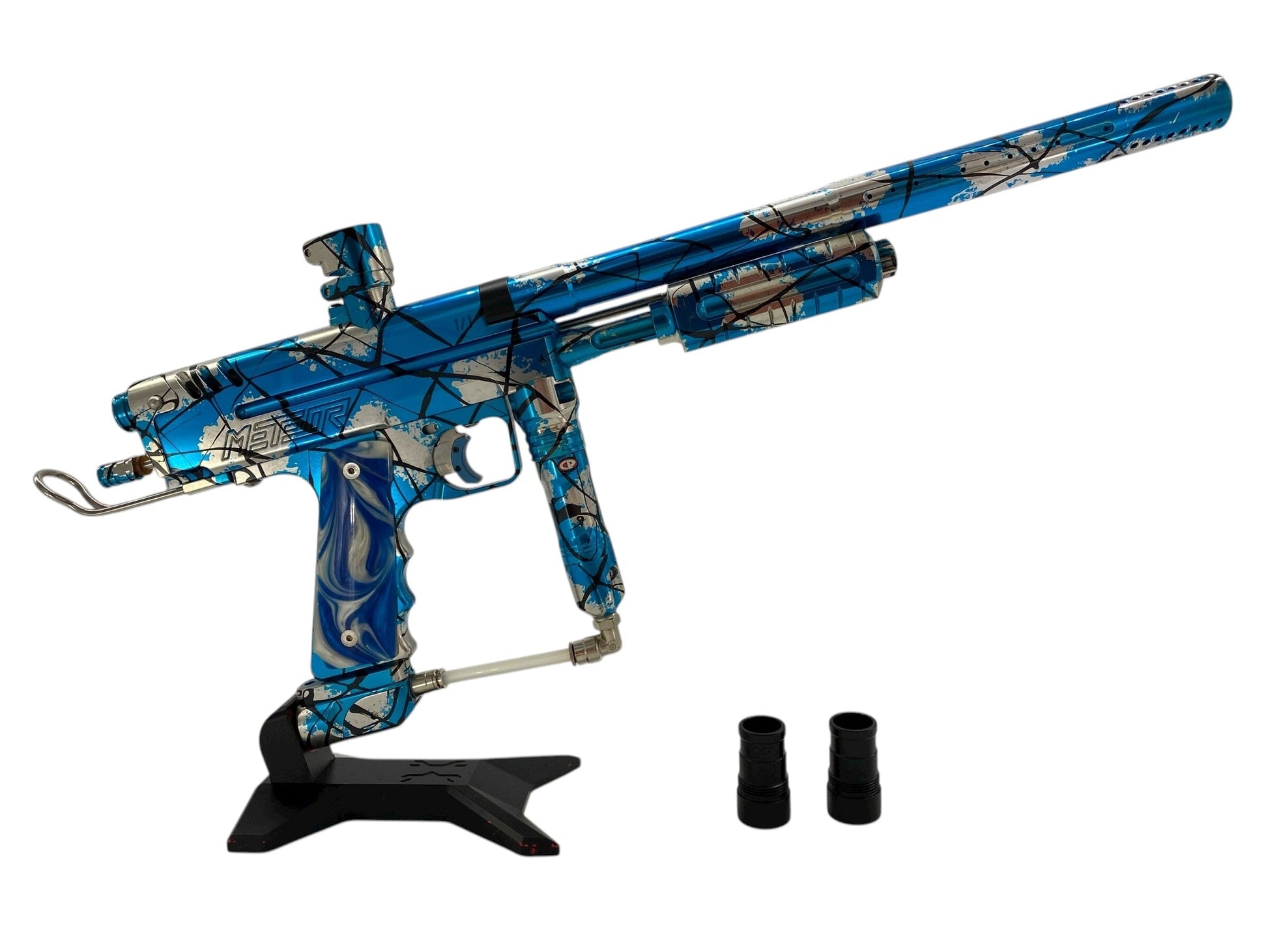 Used Meteor Sniper "ARTIC" exclusive model 1/1 Pump Paintball Gun Paintball Gun from CPXBrosPaintball Buy/Sell/Trade Paintball Markers, New Paintball Guns, Paintball Hoppers, Paintball Masks, and Hormesis Headbands