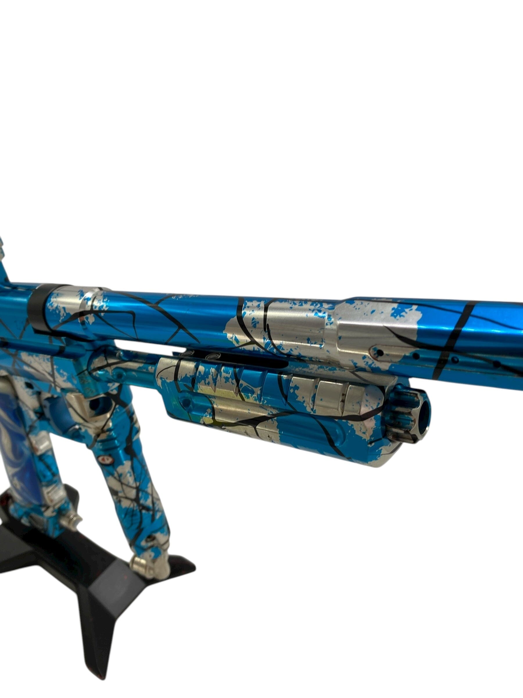 Used Meteor Sniper "ARTIC" exclusive model 1/1 Pump Paintball Gun Paintball Gun from CPXBrosPaintball Buy/Sell/Trade Paintball Markers, New Paintball Guns, Paintball Hoppers, Paintball Masks, and Hormesis Headbands