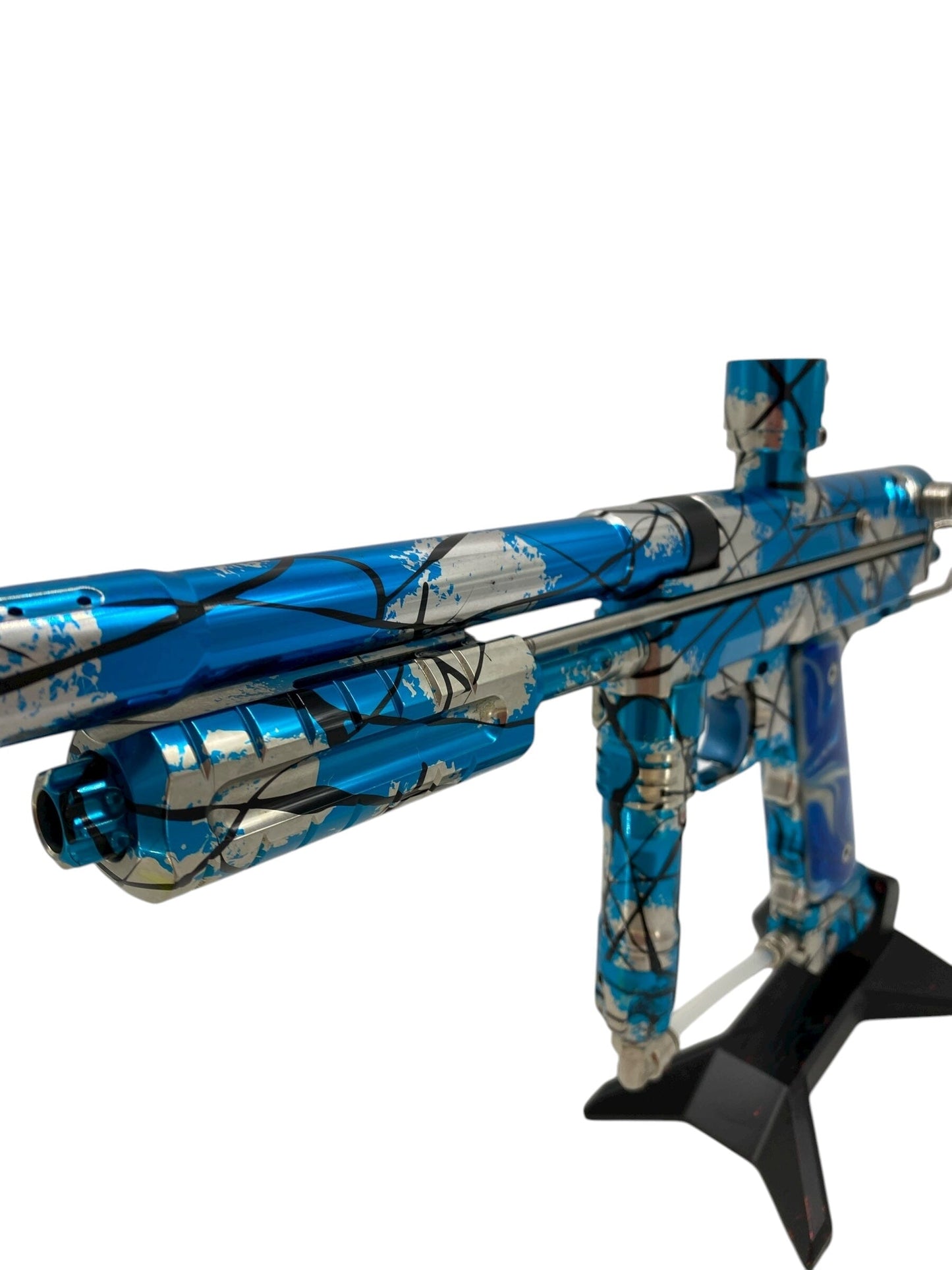 Used Meteor Sniper "ARTIC" exclusive model 1/1 Pump Paintball Gun Paintball Gun from CPXBrosPaintball Buy/Sell/Trade Paintball Markers, New Paintball Guns, Paintball Hoppers, Paintball Masks, and Hormesis Headbands