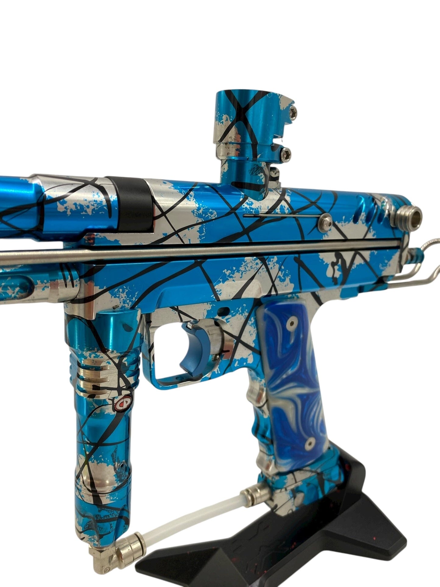 Used Meteor Sniper "ARTIC" exclusive model 1/1 Pump Paintball Gun Paintball Gun from CPXBrosPaintball Buy/Sell/Trade Paintball Markers, New Paintball Guns, Paintball Hoppers, Paintball Masks, and Hormesis Headbands
