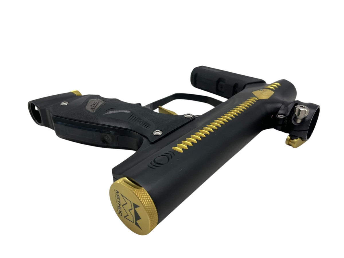 Used Method SP Shocker Era Black/Gold Paintball Gun Paintball Gun from CPXBrosPaintball Buy/Sell/Trade Paintball Markers, New Paintball Guns, Paintball Hoppers, Paintball Masks, and Hormesis Headbands