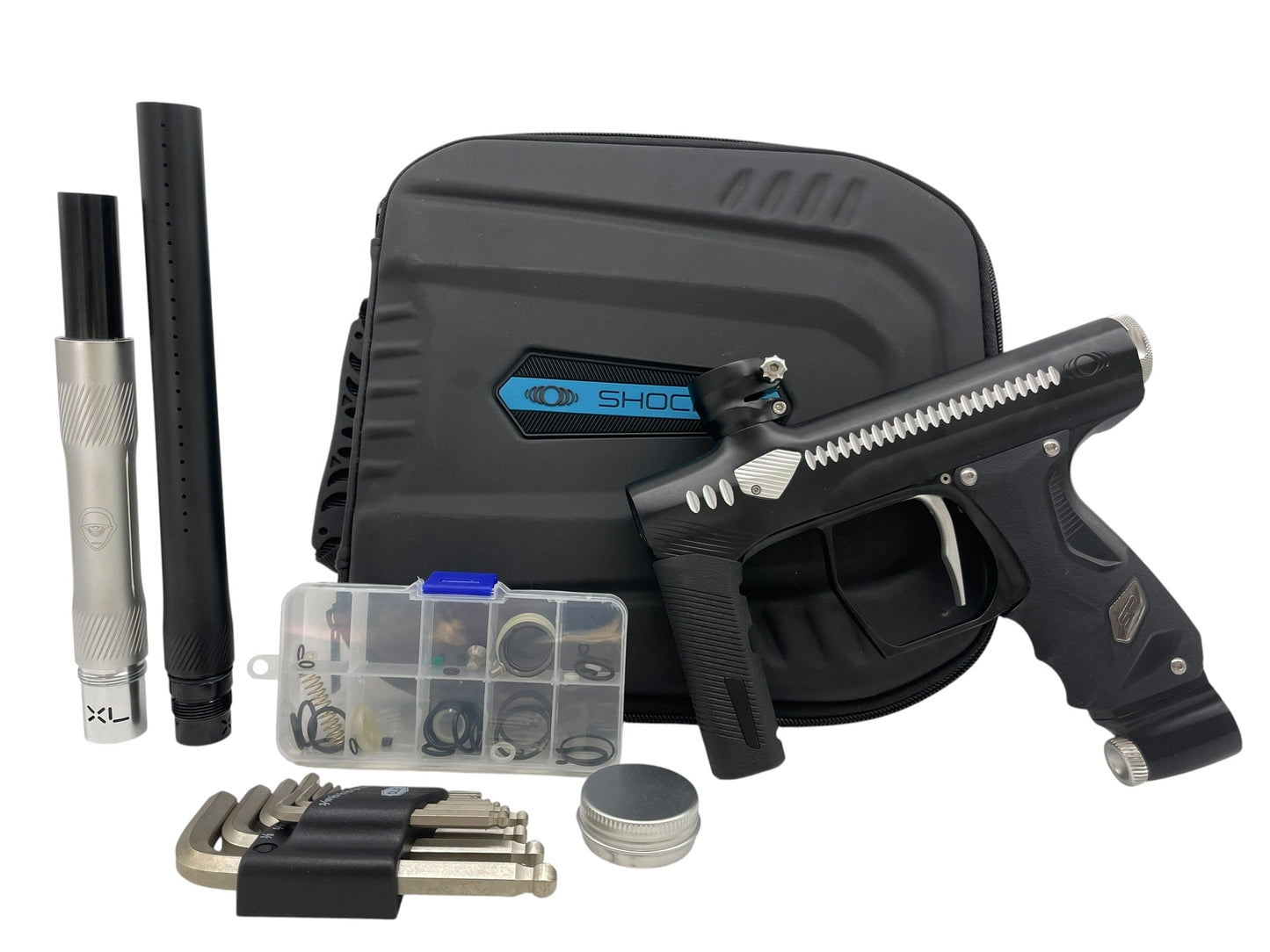 Used Method SP Shocker Era Black/Silver Paintball Gun Paintball Gun from CPXBrosPaintball Buy/Sell/Trade Paintball Markers, New Paintball Guns, Paintball Hoppers, Paintball Masks, and Hormesis Headbands