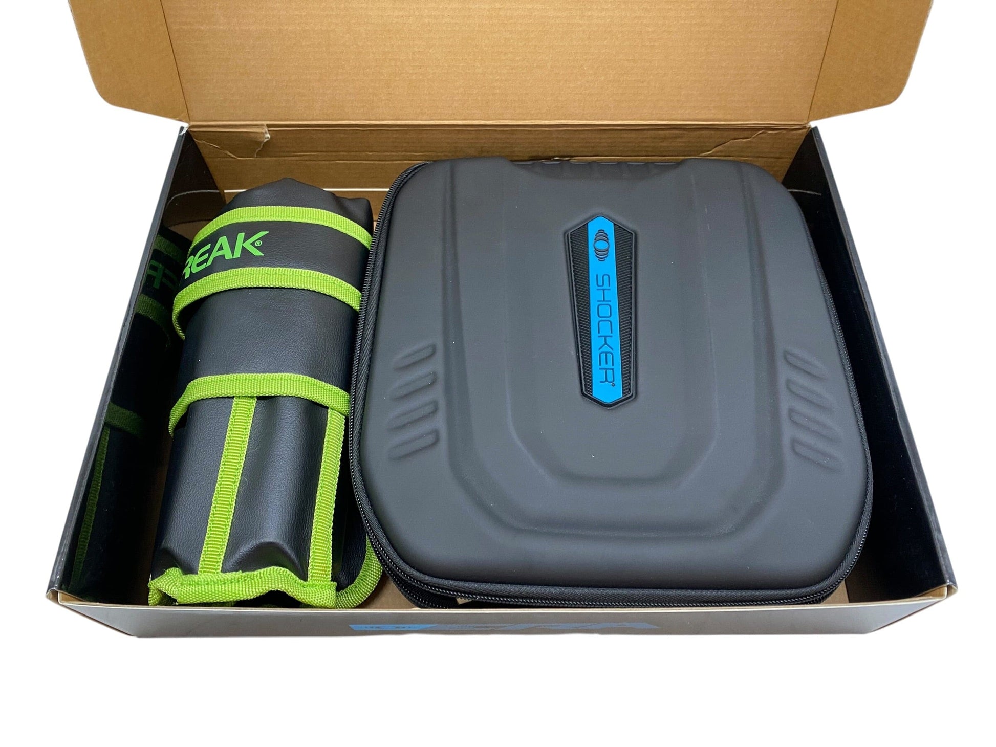 Used Method SP Shocker Era Gold/Teal Paintball Gun with Stainless Steel Inserts Paintball Gun from CPXBrosPaintball Buy/Sell/Trade Paintball Markers, New Paintball Guns, Paintball Hoppers, Paintball Masks, and Hormesis Headbands