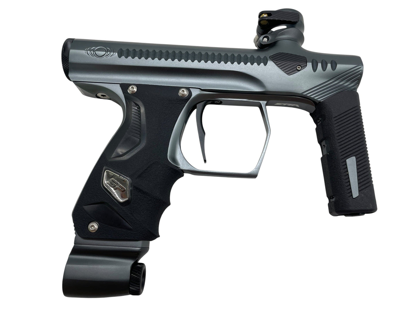 Used Method SP Shocker Era Grey/Black Paintball Gun Paintball Gun from CPXBrosPaintball Buy/Sell/Trade Paintball Markers, New Paintball Guns, Paintball Hoppers, Paintball Masks, and Hormesis Headbands