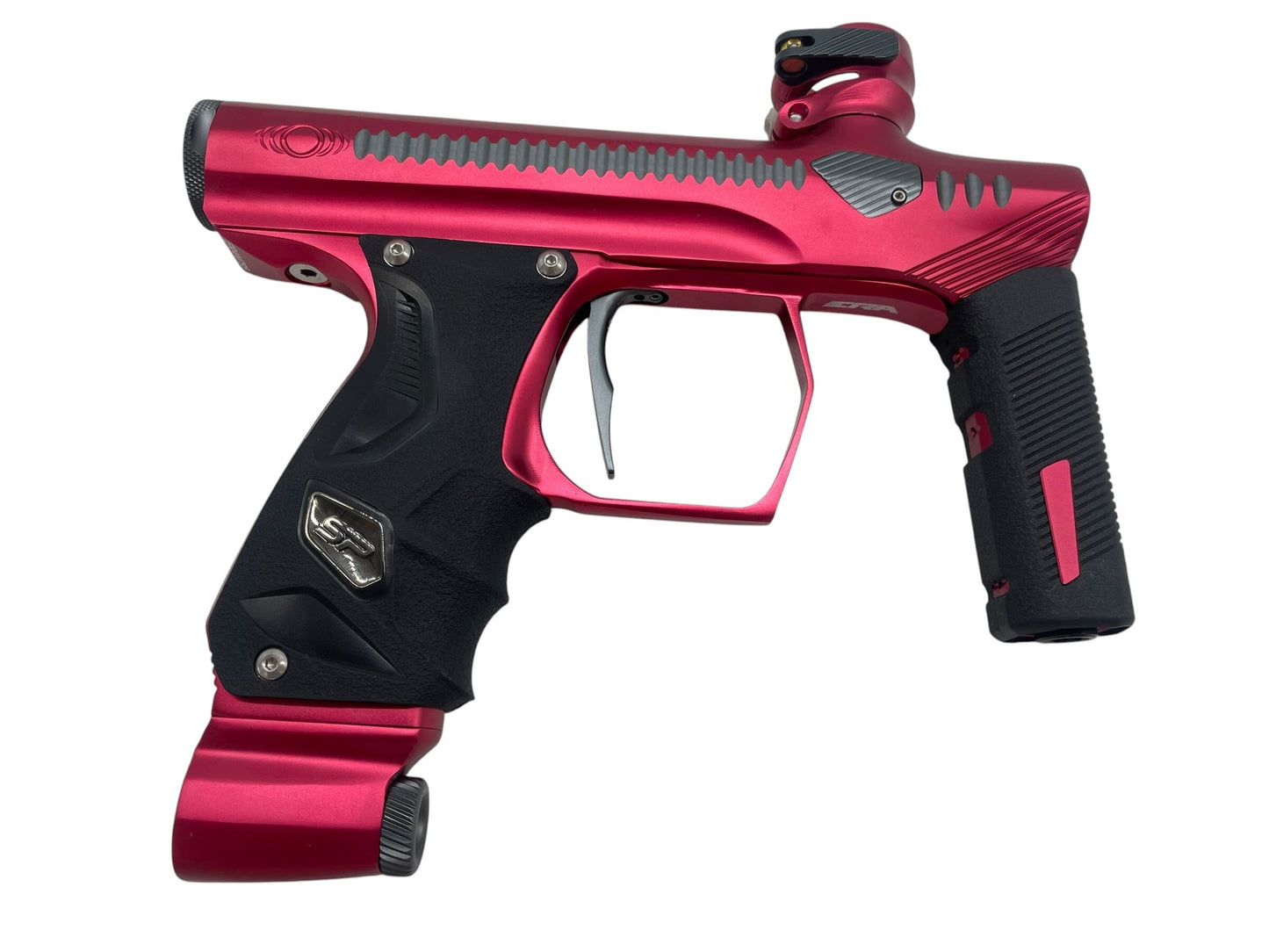 Used Method SP Shocker Era Red/Grey Paintball Gun Paintball Gun from CPXBrosPaintball Buy/Sell/Trade Paintball Markers, New Paintball Guns, Paintball Hoppers, Paintball Masks, and Hormesis Headbands