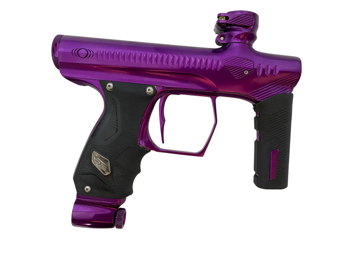 Used Method SP Smart Parts Shocker Era Gloss Purple Paintball Gun Paintball Gun from CPXBrosPaintball Buy/Sell/Trade Paintball Markers, New Paintball Guns, Paintball Hoppers, Paintball Masks, and Hormesis Headbands
